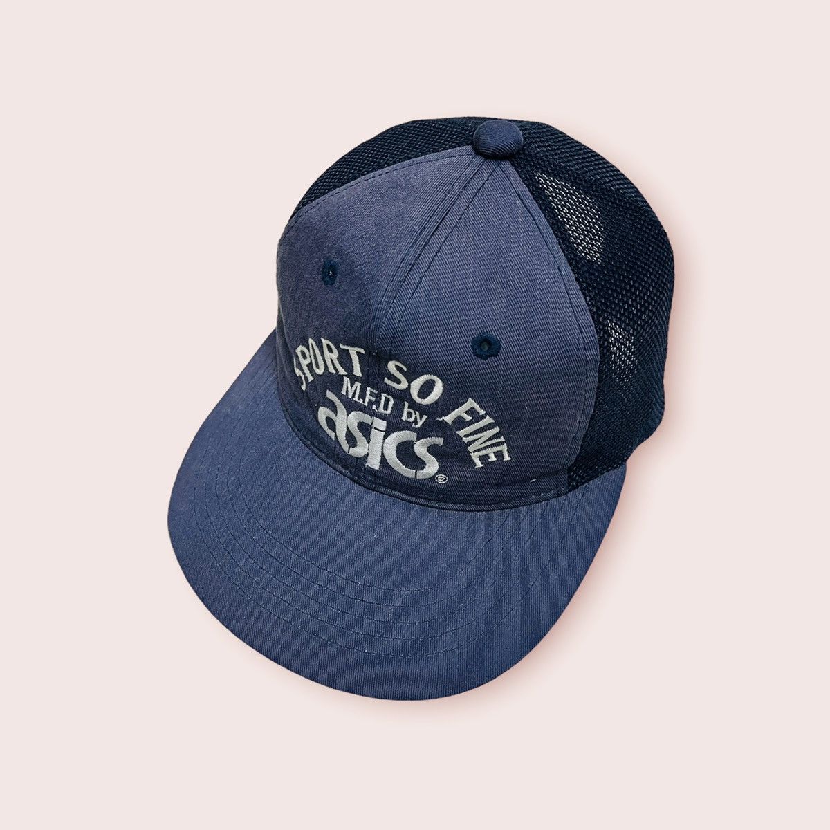 Asics × Japanese Brand × Vintage VINTAGE ASICS TRUCKER HAT Size ONE SIZE - 1 Thumbnail