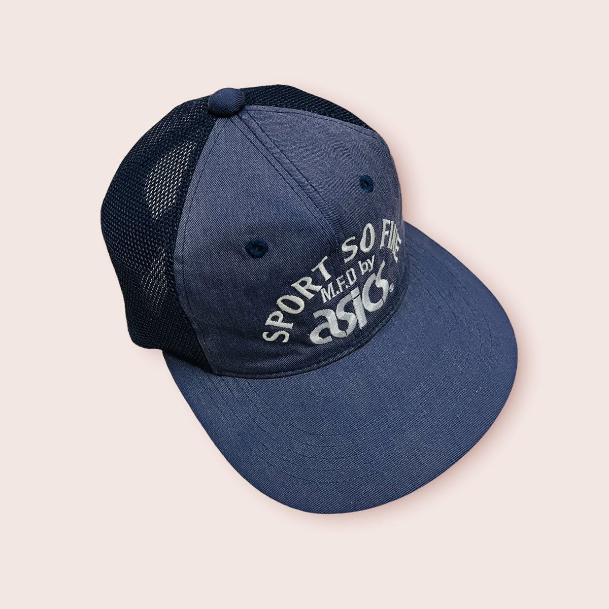 Asics × Japanese Brand × Vintage VINTAGE ASICS TRUCKER HAT Size ONE SIZE - 4 Thumbnail