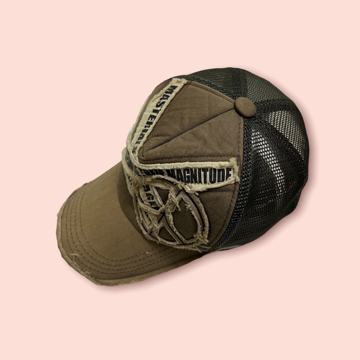 Vintage RARE VINTAGE DISTRESSED PEACE HIPPIE TRUCKER SNAPBACK Size ONE SIZE - 1 Thumbnail