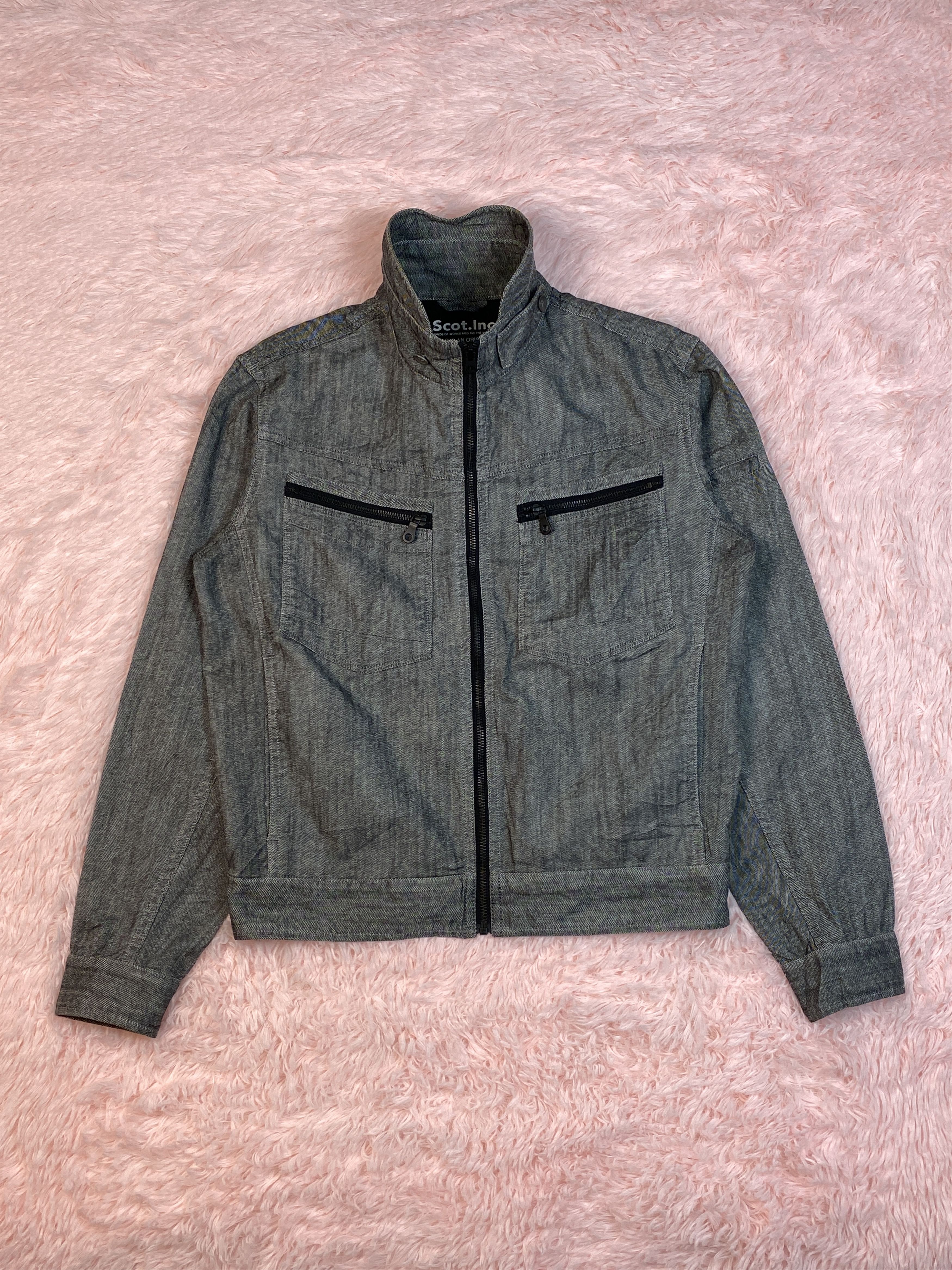 Vintage Vintage Scot.Inc Zip Up Jacket J1614 Size US S / EU 44-46 / 1 - 1 Thumbnail
