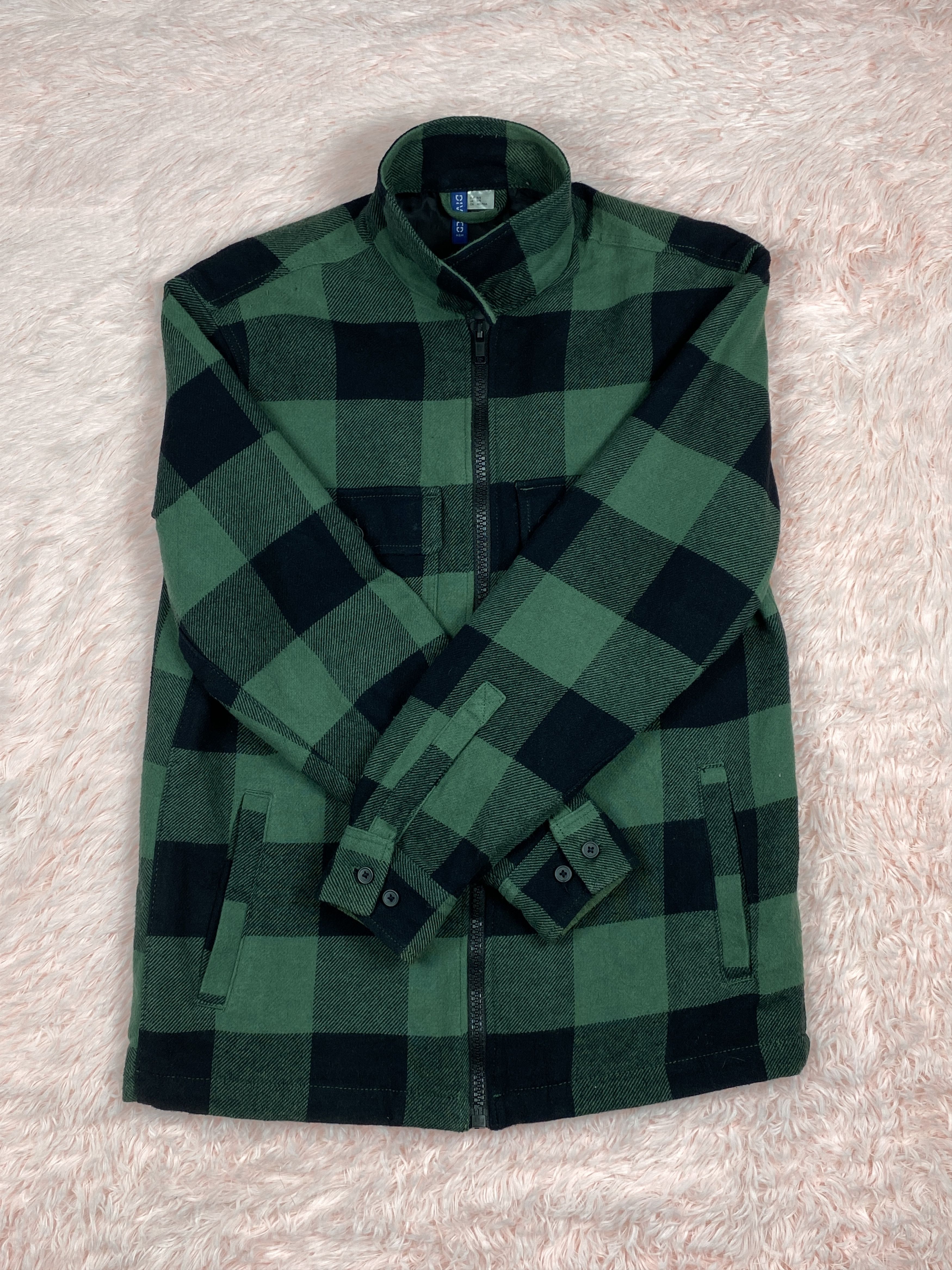 H&M × Lumberjack H&M Flannel Zip Up Jacket Size US S / EU 44-46 / 1 - 3 Thumbnail