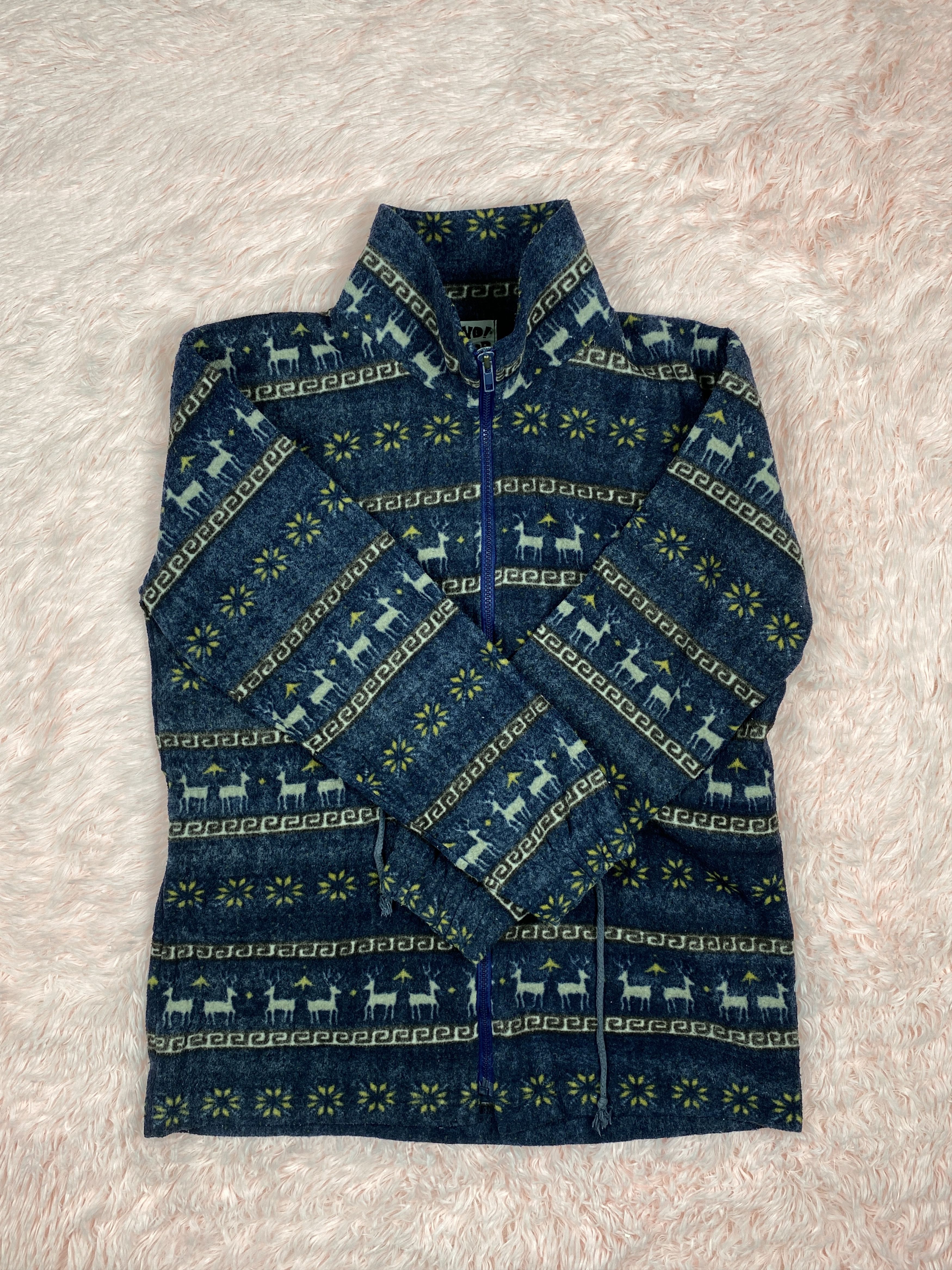 Japanese Brand × Vintage Vintage Fino Favor Fleece Zip Up Jacket Size US S / EU 44-46 / 1 - 3 Thumbnail