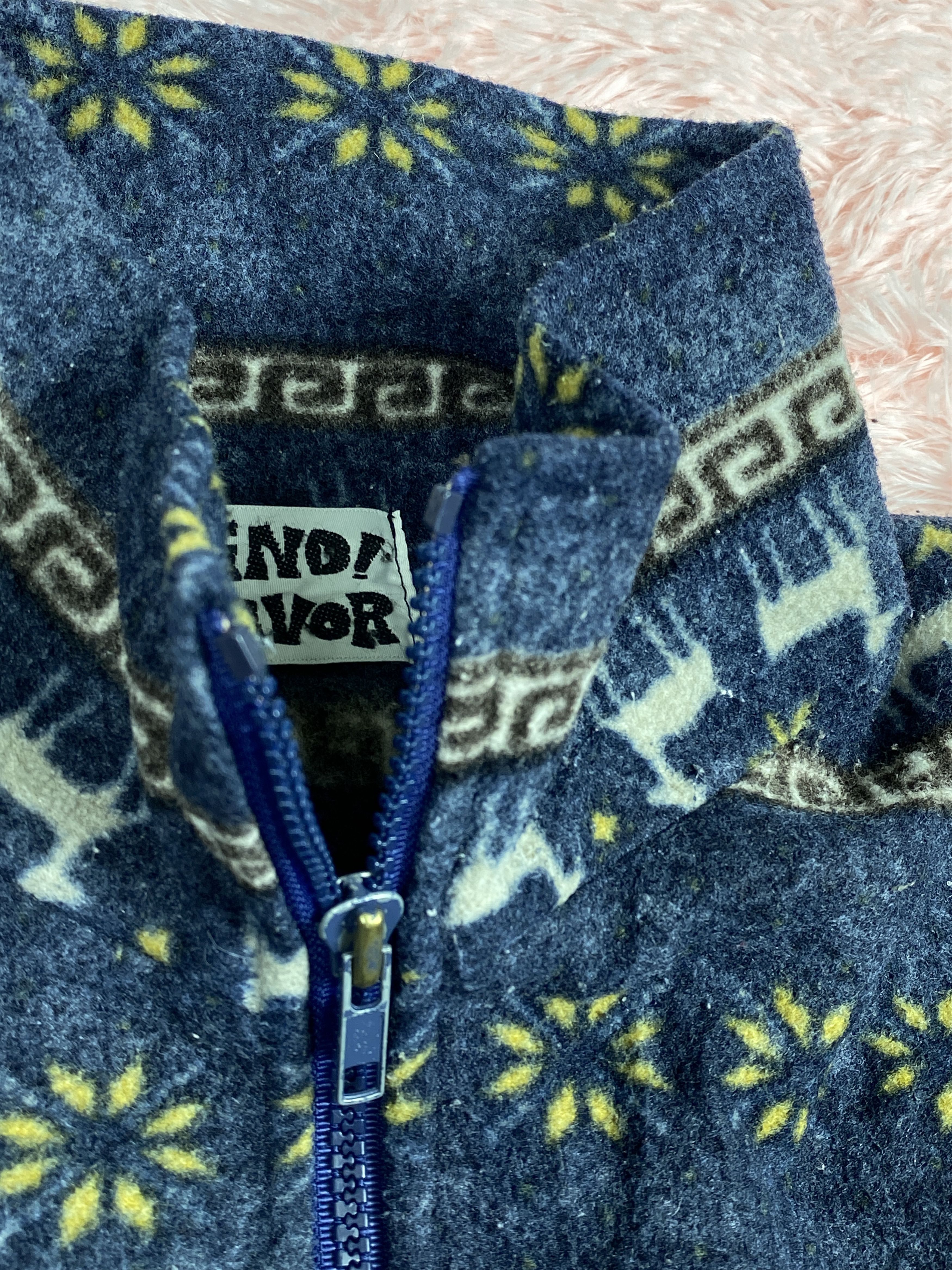 Japanese Brand × Vintage Vintage Fino Favor Fleece Zip Up Jacket Size US S / EU 44-46 / 1 - 9 Thumbnail