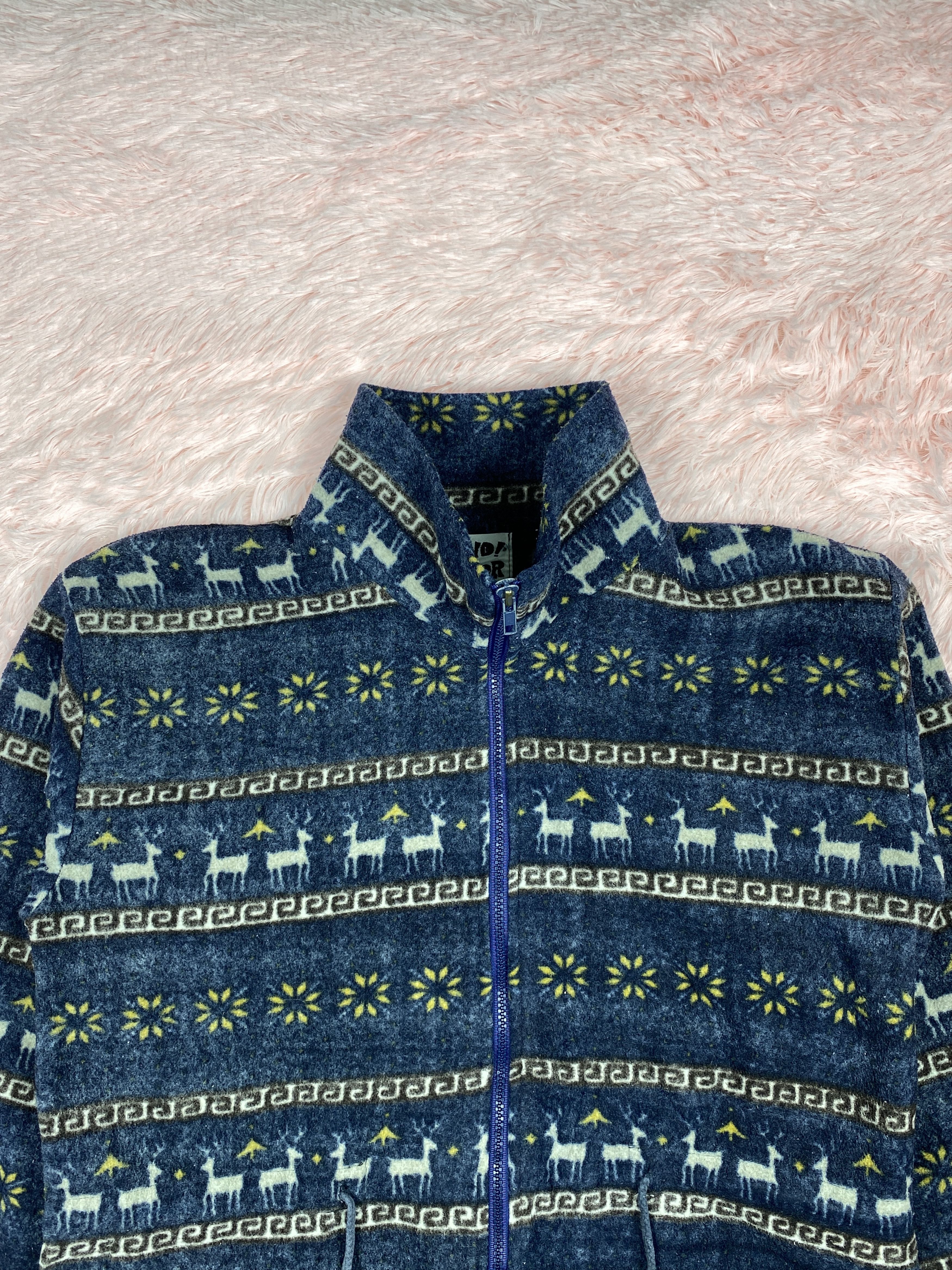 Japanese Brand × Vintage Vintage Fino Favor Fleece Zip Up Jacket Size US S / EU 44-46 / 1 - 2 Thumbnail