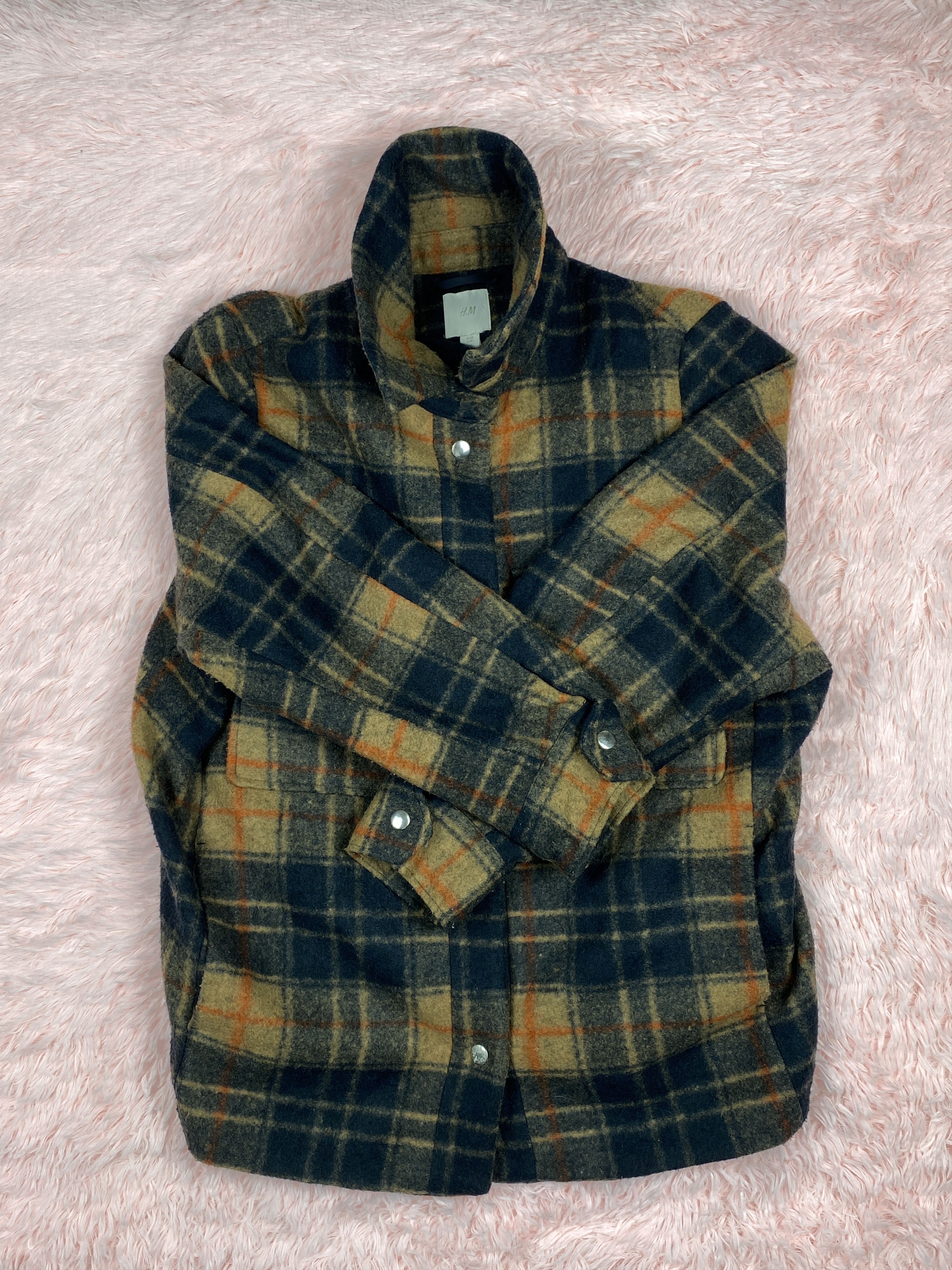 H&M H&M Wool Button Up Jacket Size US L / EU 52-54 / 3 - 5 Thumbnail