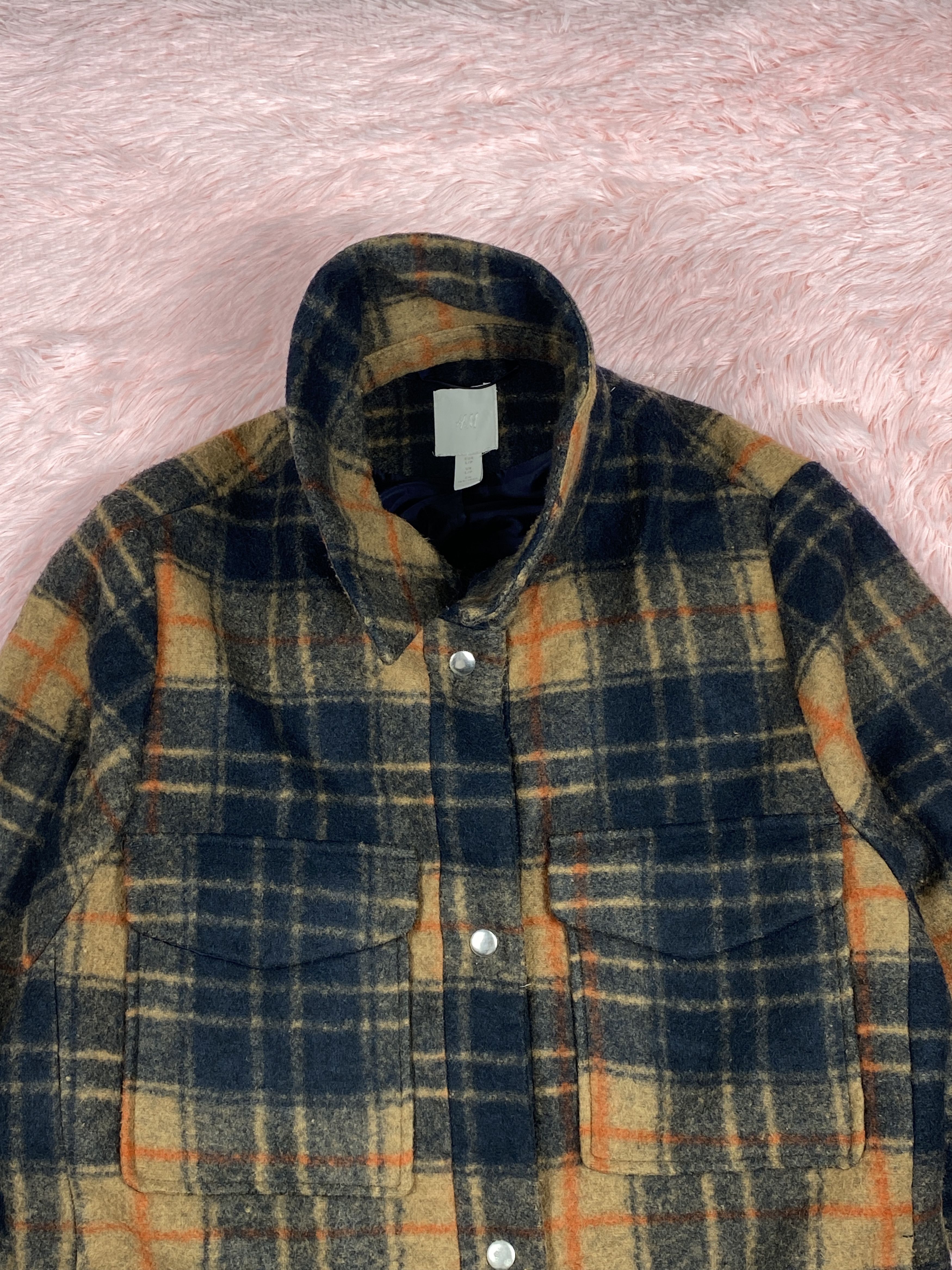 H&M H&M Wool Button Up Jacket Size US L / EU 52-54 / 3 - 2 Thumbnail