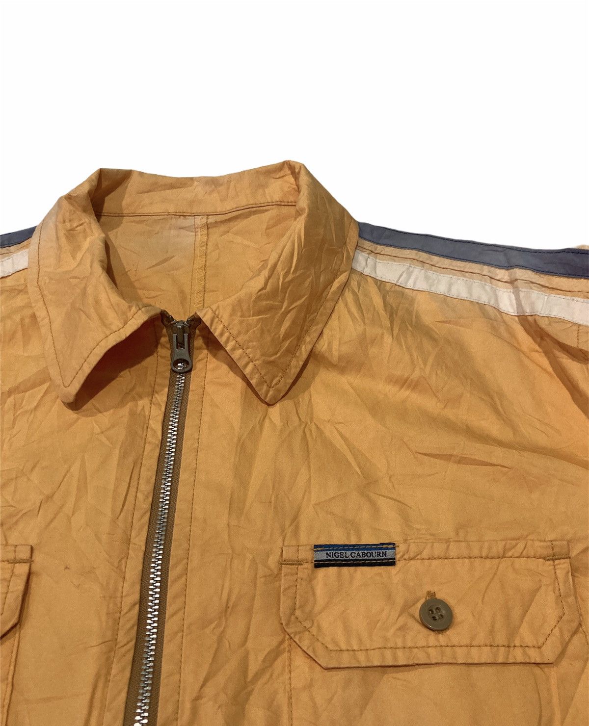Nigel Cabourn DISTRESSED FADED NIGEL CARBAURN ZIPPER SHIRT Size US L / EU 52-54 / 3 - 4 Thumbnail