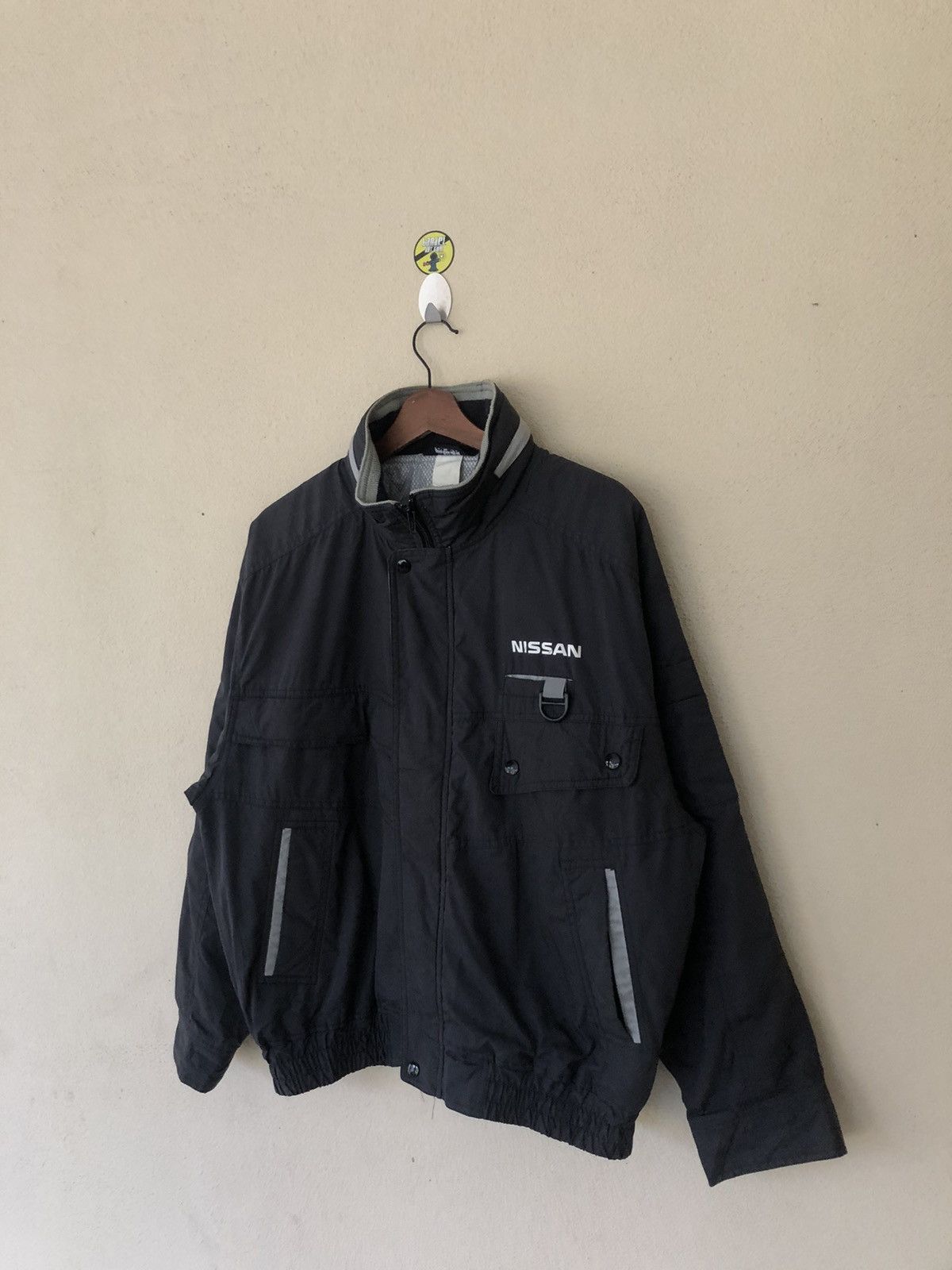 Japanese Brand Vintage Nissan Spell Out Black Jacket Size US L / EU 52-54 / 3 - 5 Thumbnail