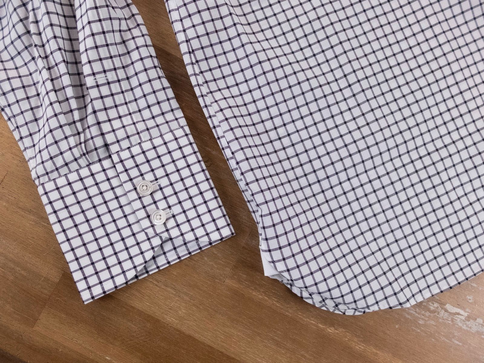 Tom Ford TOM FORD plaid cotton linen dress shirt Size 44 / 17.5 q Size US XL / EU 56 / 4 - 3 Thumbnail