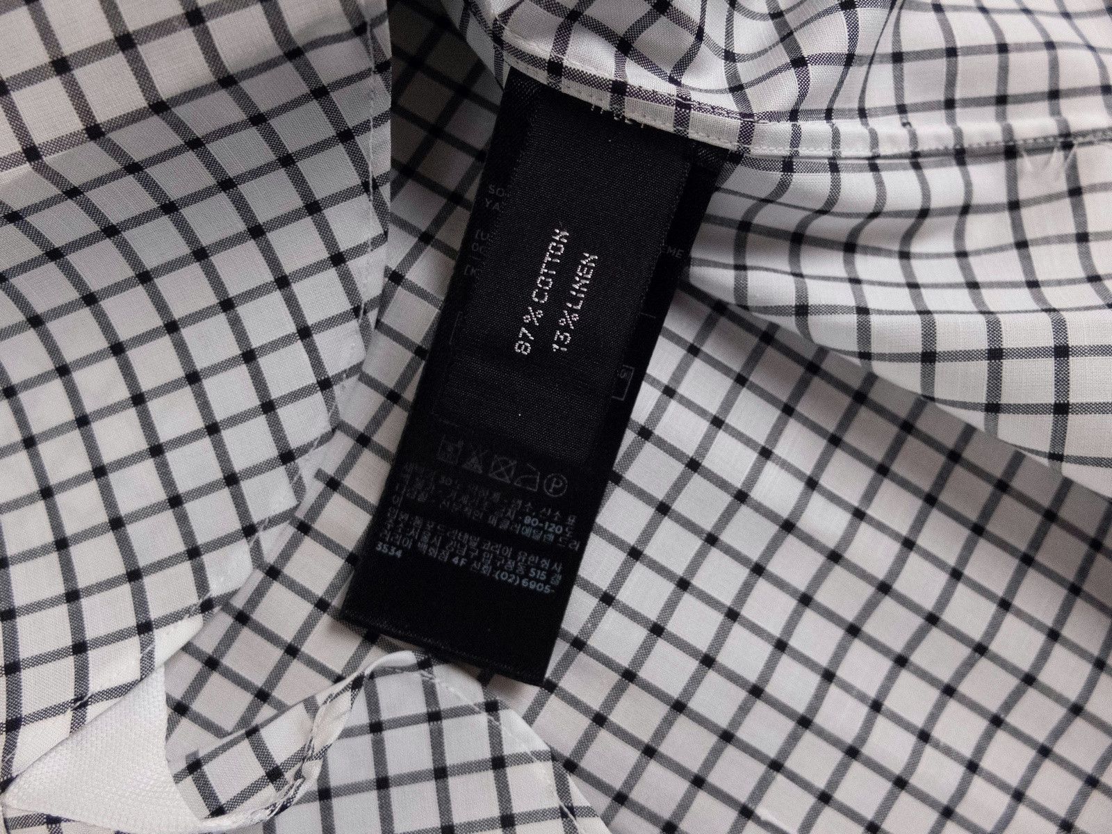 Tom Ford TOM FORD plaid cotton linen dress shirt Size 44 / 17.5 q Size US XL / EU 56 / 4 - 4 Thumbnail