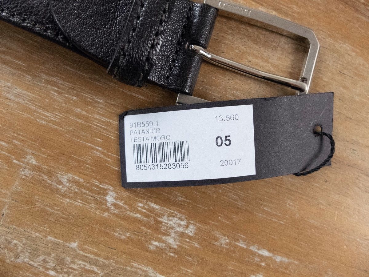 Barrett BARRETT brown leather belt 105 - fits size 40 waist best Size 40 - 3 Thumbnail