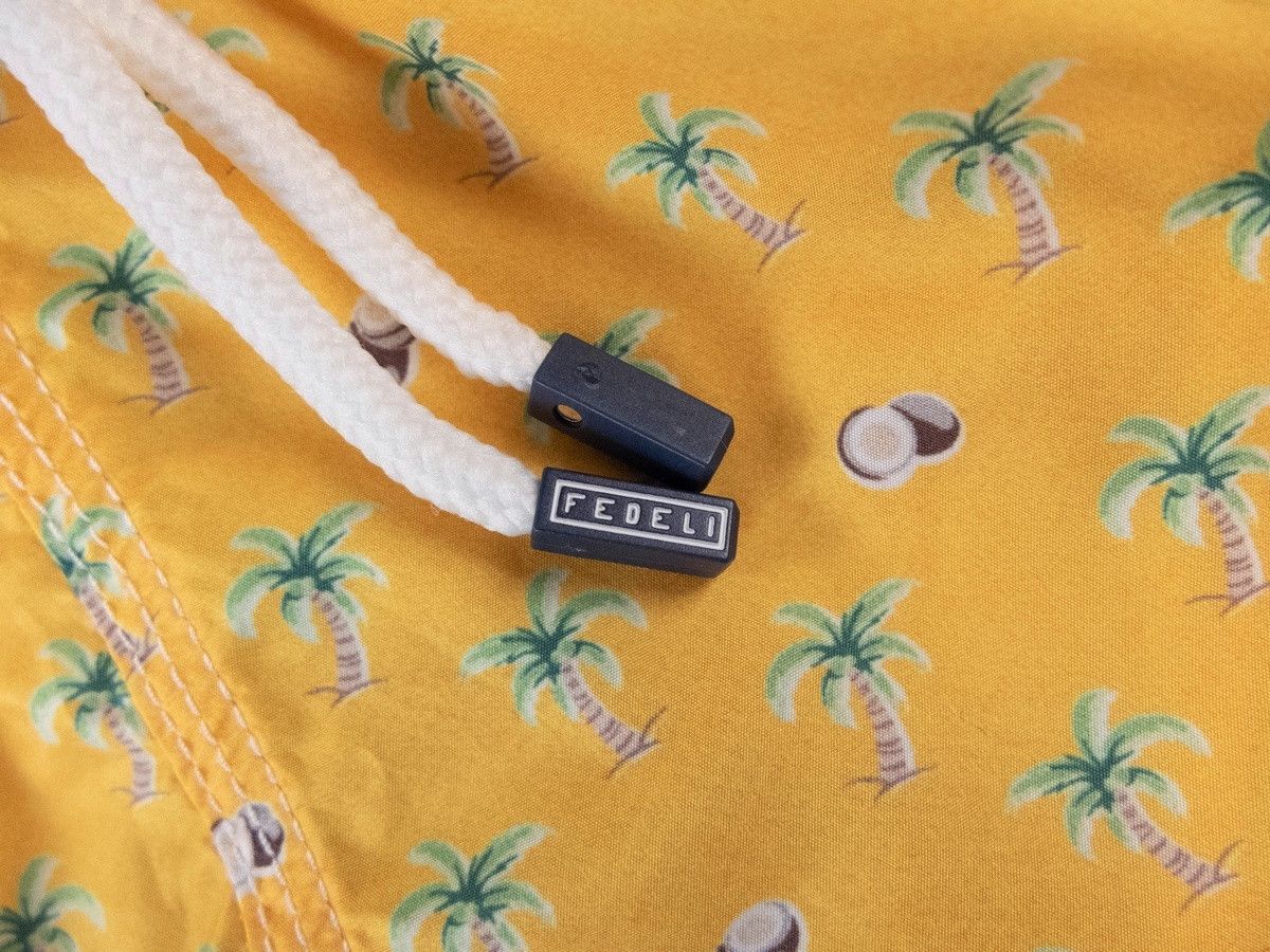 Fedeli FEDELI yellow palm coconut print swim shorts Size XL Size US 36 / EU 52 - 4 Thumbnail