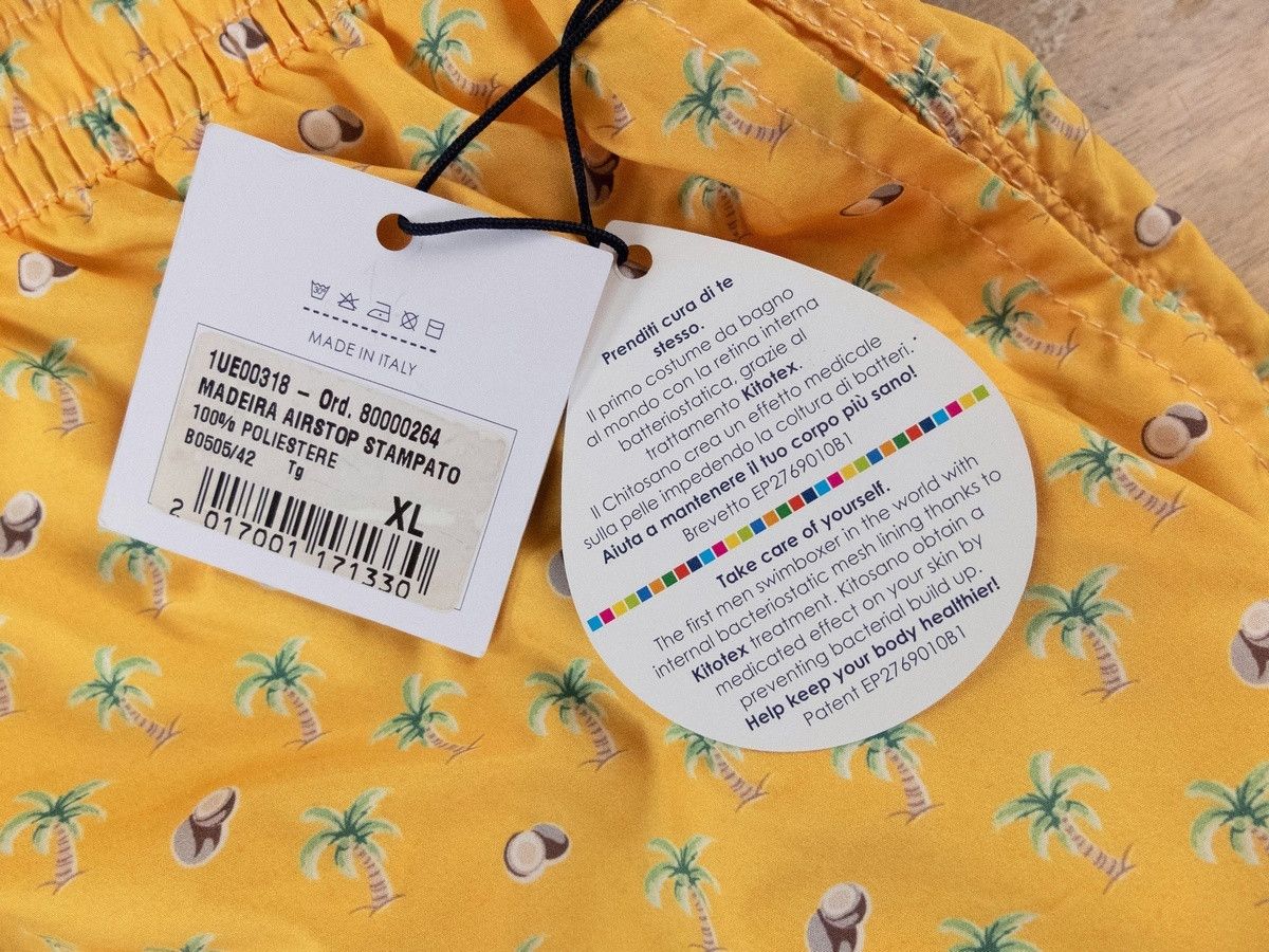 Fedeli FEDELI yellow palm coconut print swim shorts Size XL Size US 36 / EU 52 - 3 Thumbnail