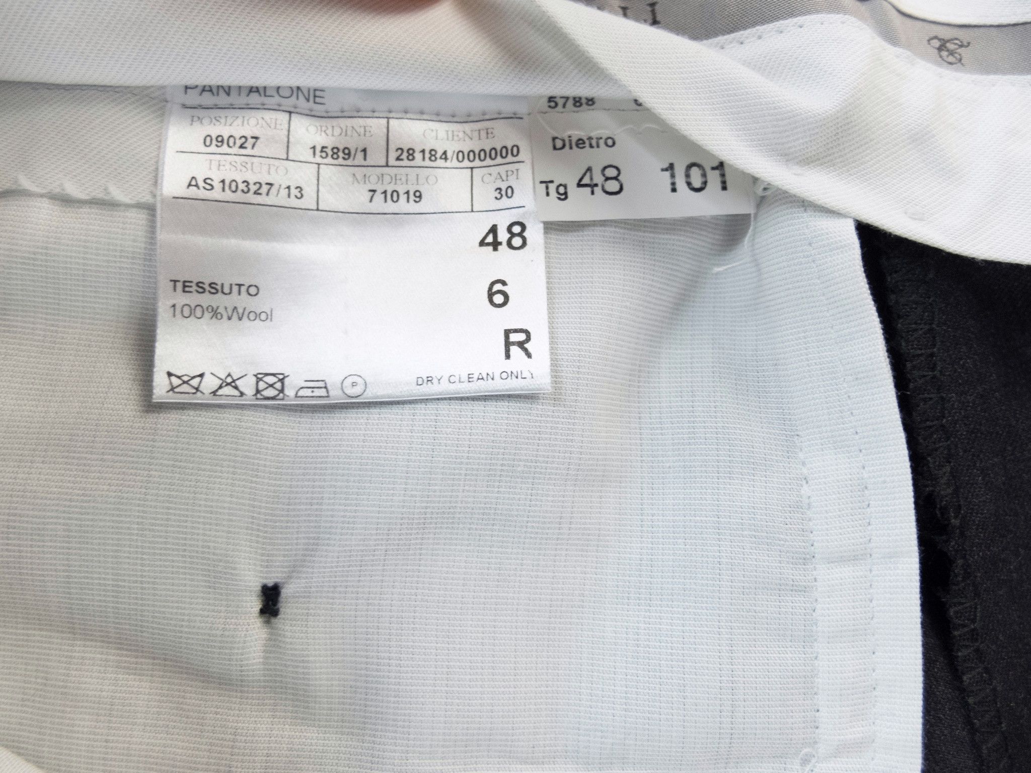 Canali CANALI flat-front dark gray wool dress trousers - 32 US Size US 32 / EU 48 - 5 Thumbnail