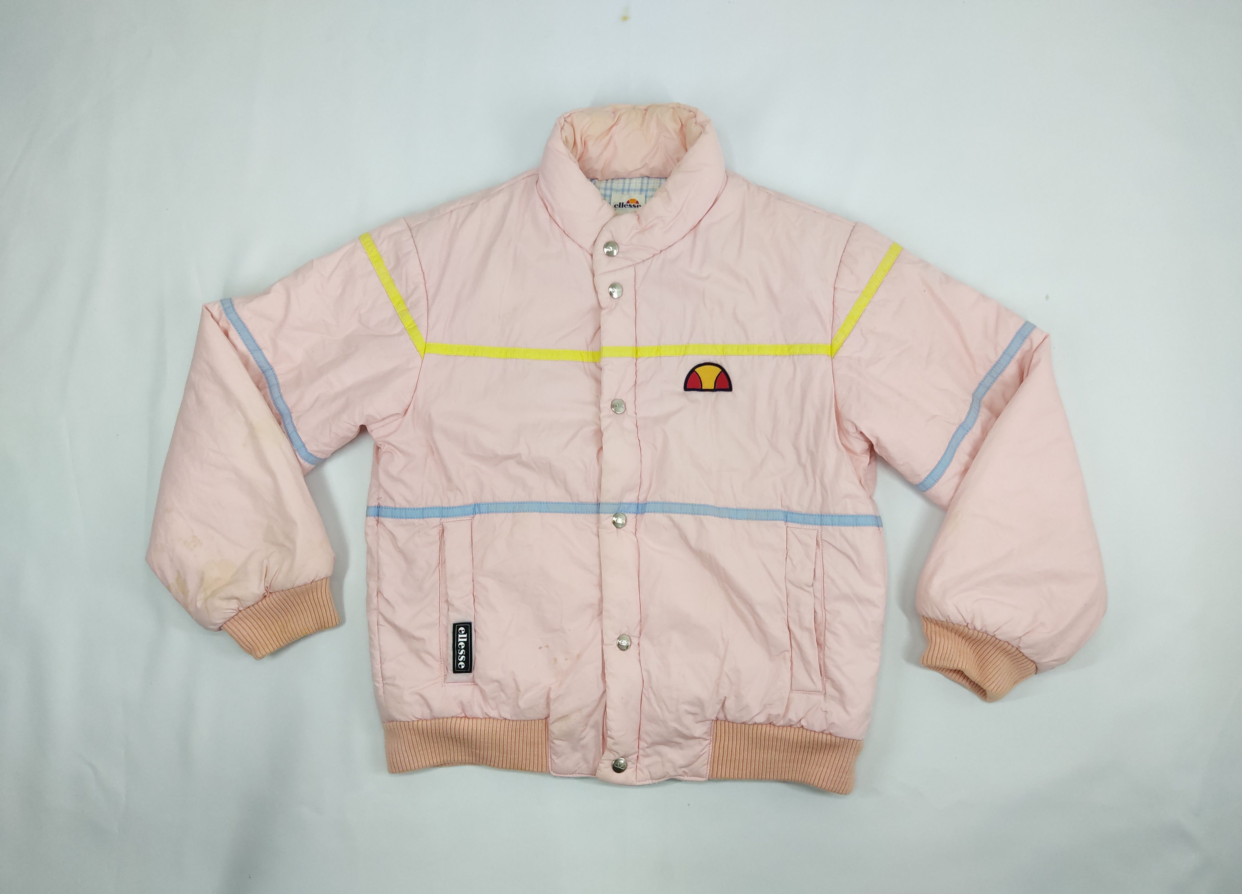 Ellesse Vintage Ellesse Bomber Ski Wear Jacket Bomber Zipper Winter Size S / US 4 / IT 40 - 1 Thumbnail