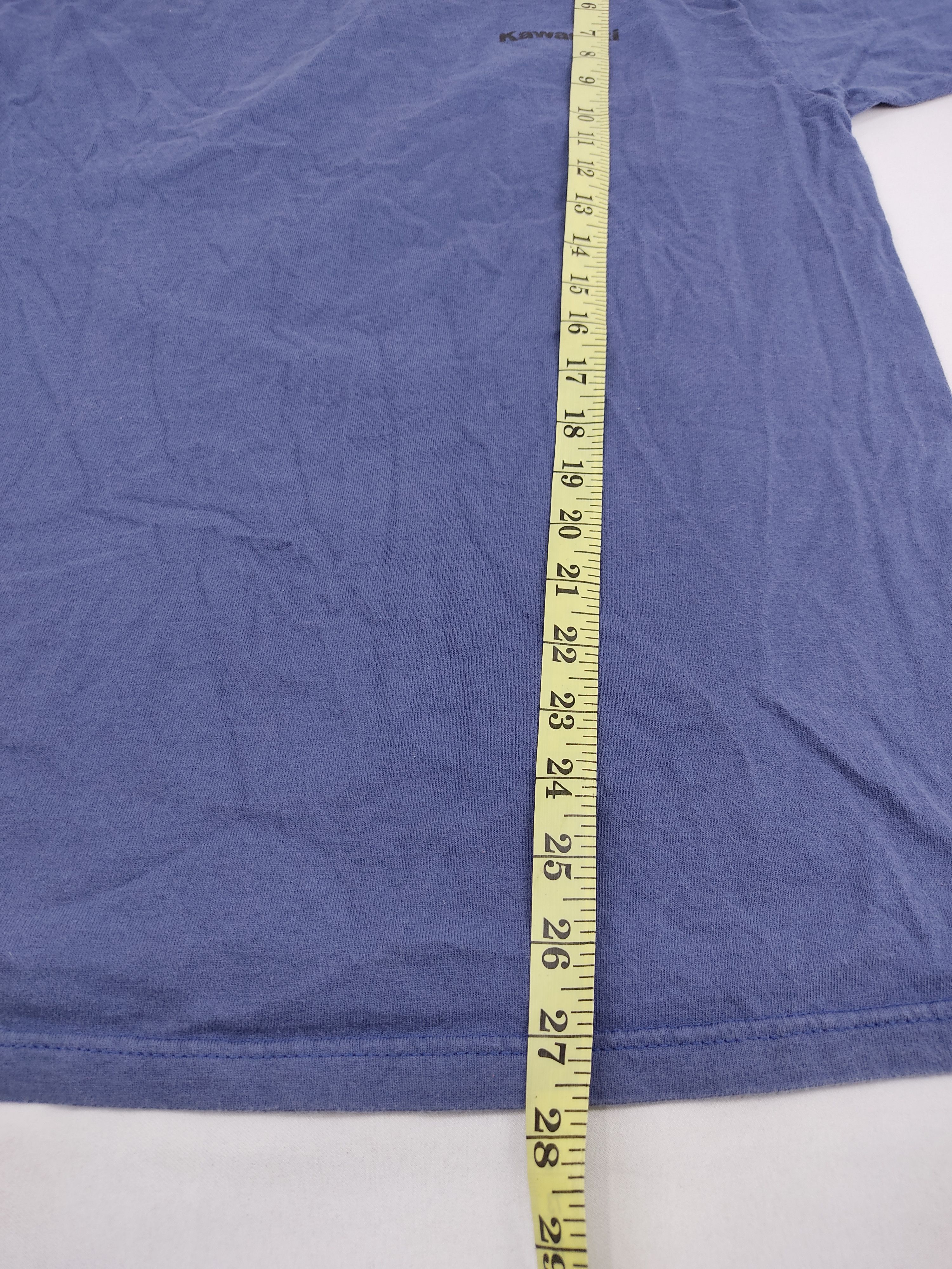 Fruit Of The Loom Vintage 90s Kawasaki Super Bike ZX-7RR Promo Racing Tee Size US M / EU 48-50 / 2 - 9 Thumbnail