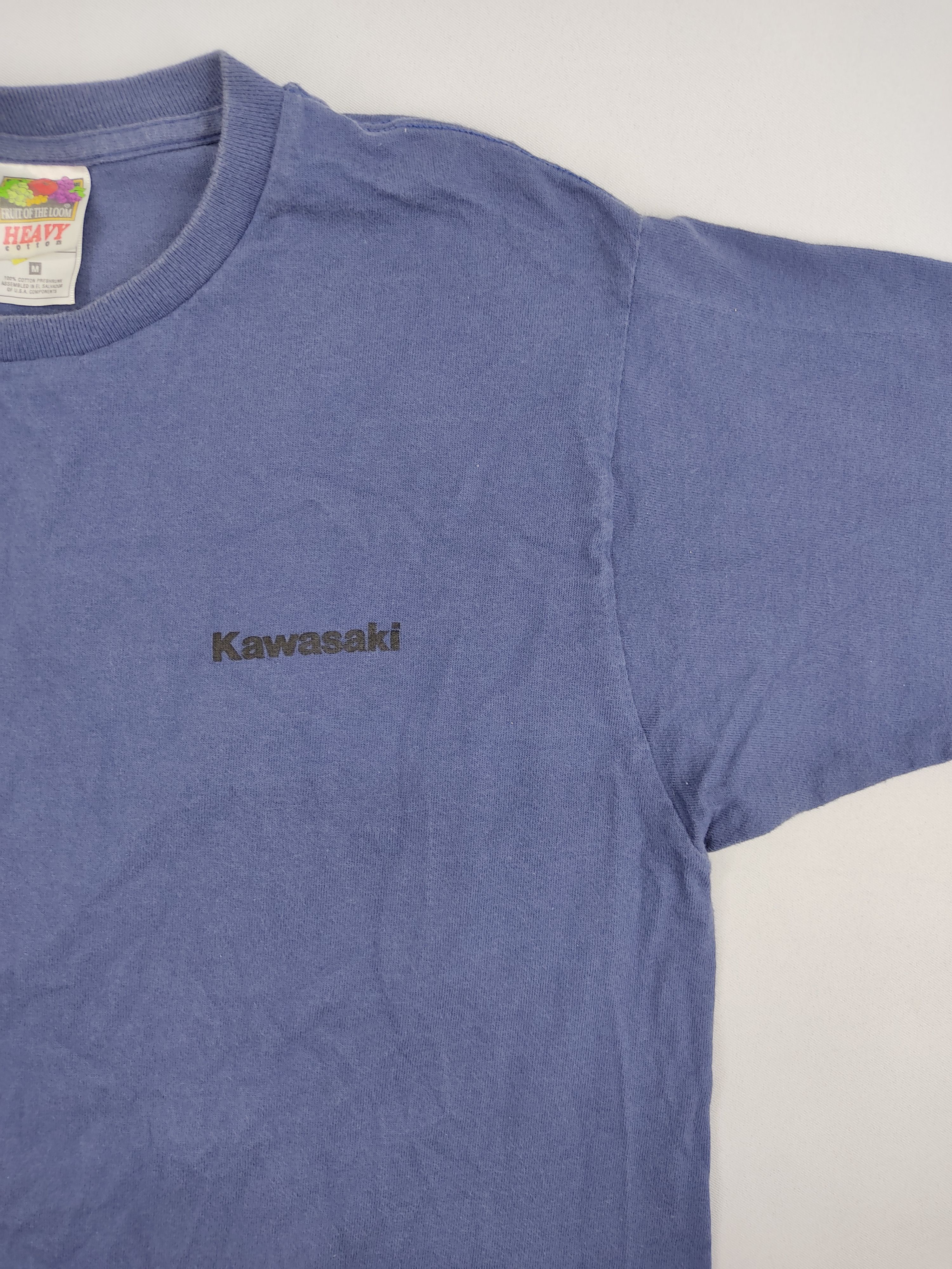 Fruit Of The Loom Vintage 90s Kawasaki Super Bike ZX-7RR Promo Racing Tee Size US M / EU 48-50 / 2 - 4 Thumbnail