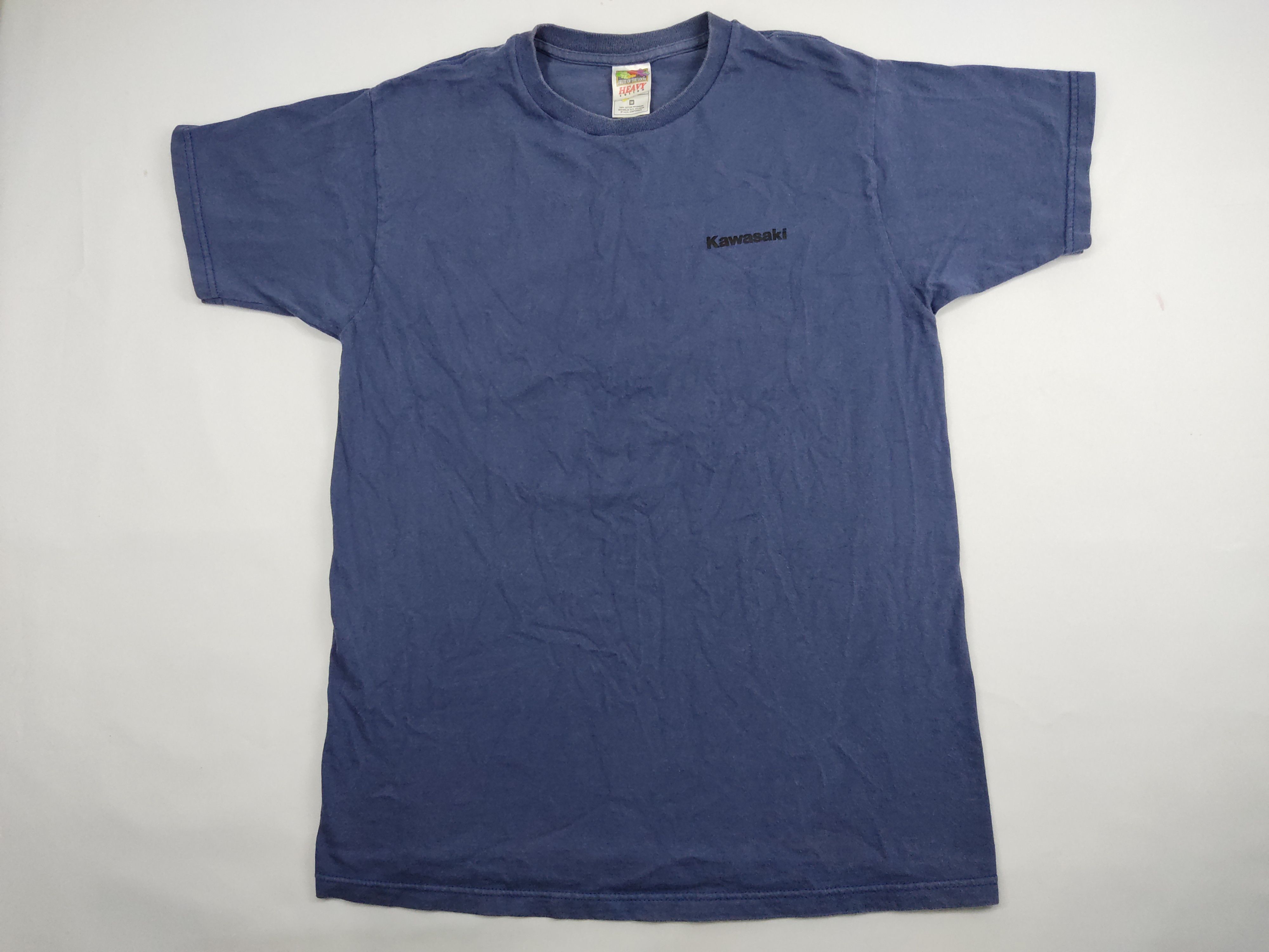 Vintage 90s Kawasaki Super Bike ZX-7RR Promo Racing Tee