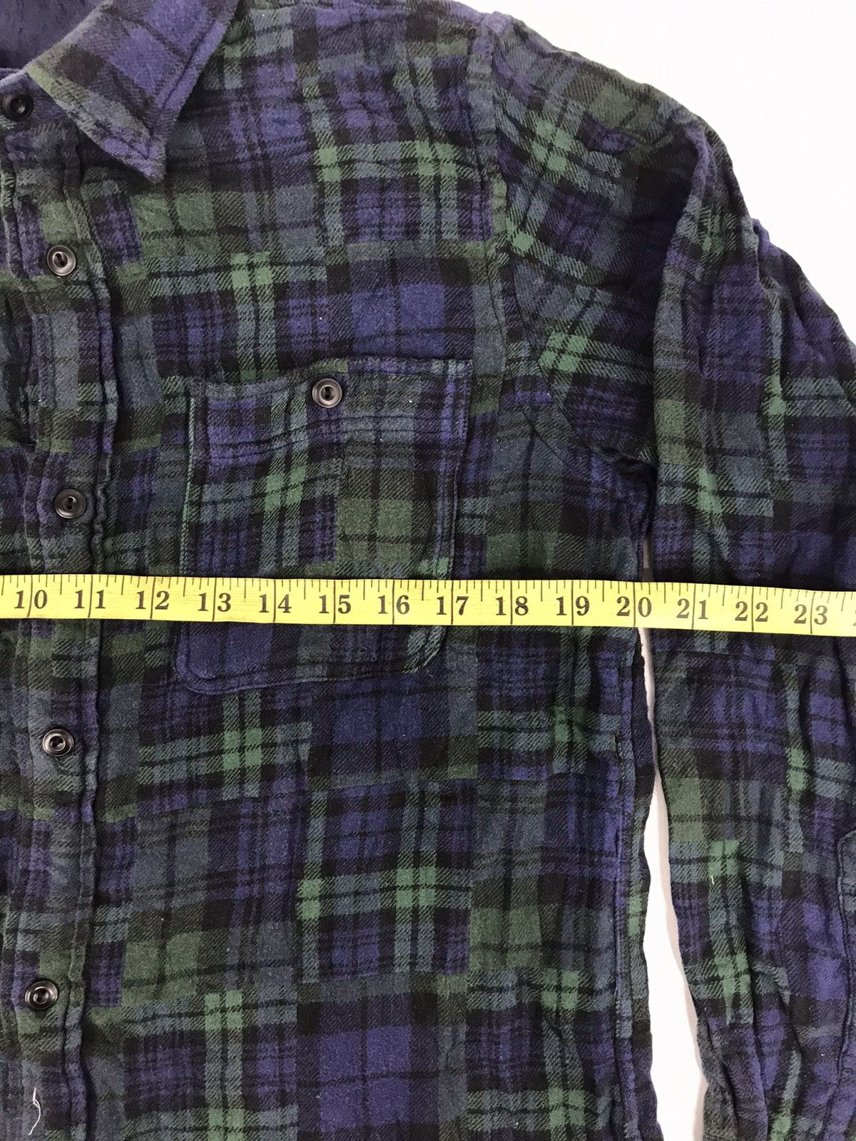 Japanese Brand Plaid Checked Patchwork Wear Double Pocket Classic Size US M / EU 48-50 / 2 - 5 Thumbnail