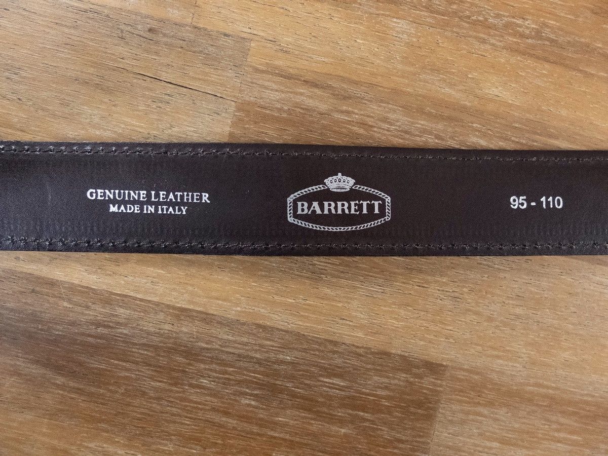 Barrett BARRETT brown leather belt 95 - fits size 36-37 waist best Size 36 - 4 Thumbnail