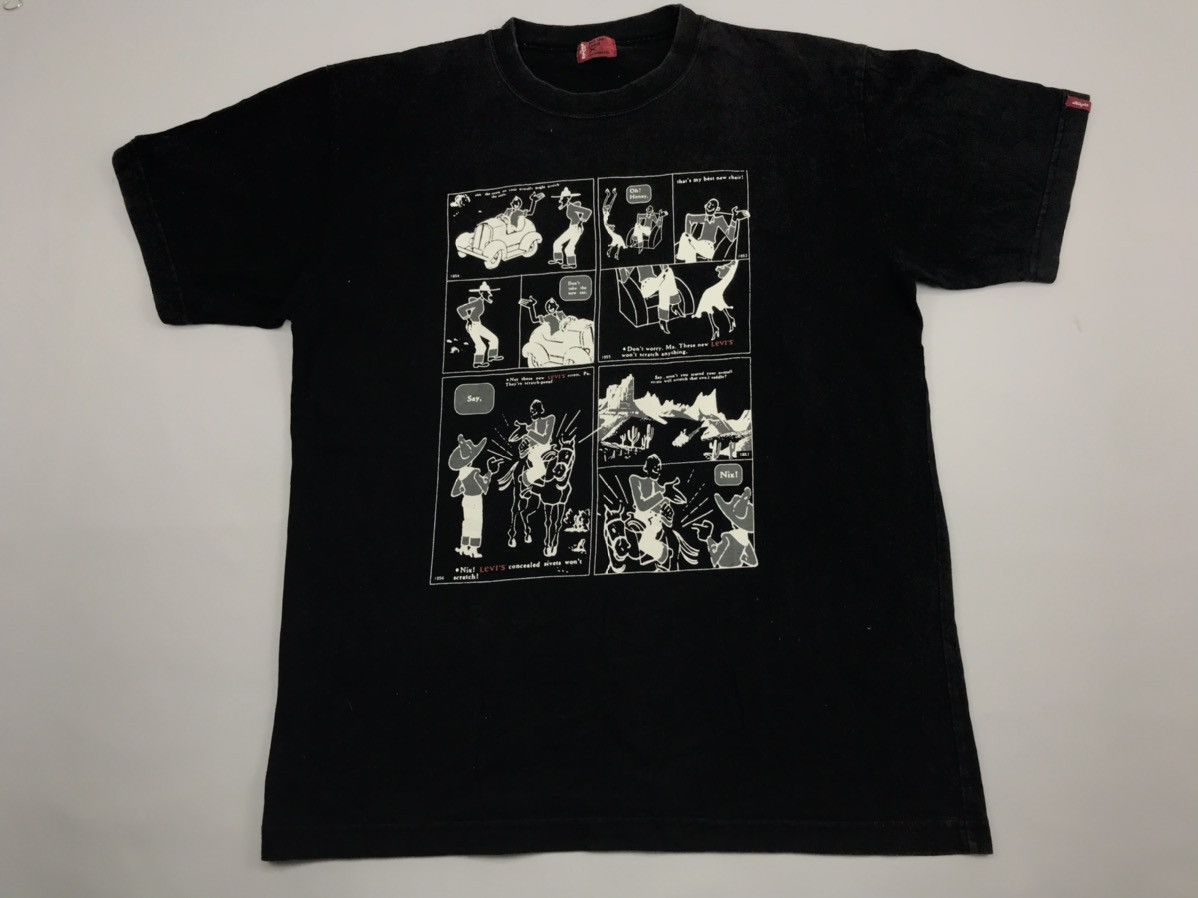 Levi's Levis’ Comic Promo Brand Red Tab Tee Size US L / EU 52-54 / 3 - 1 Thumbnail