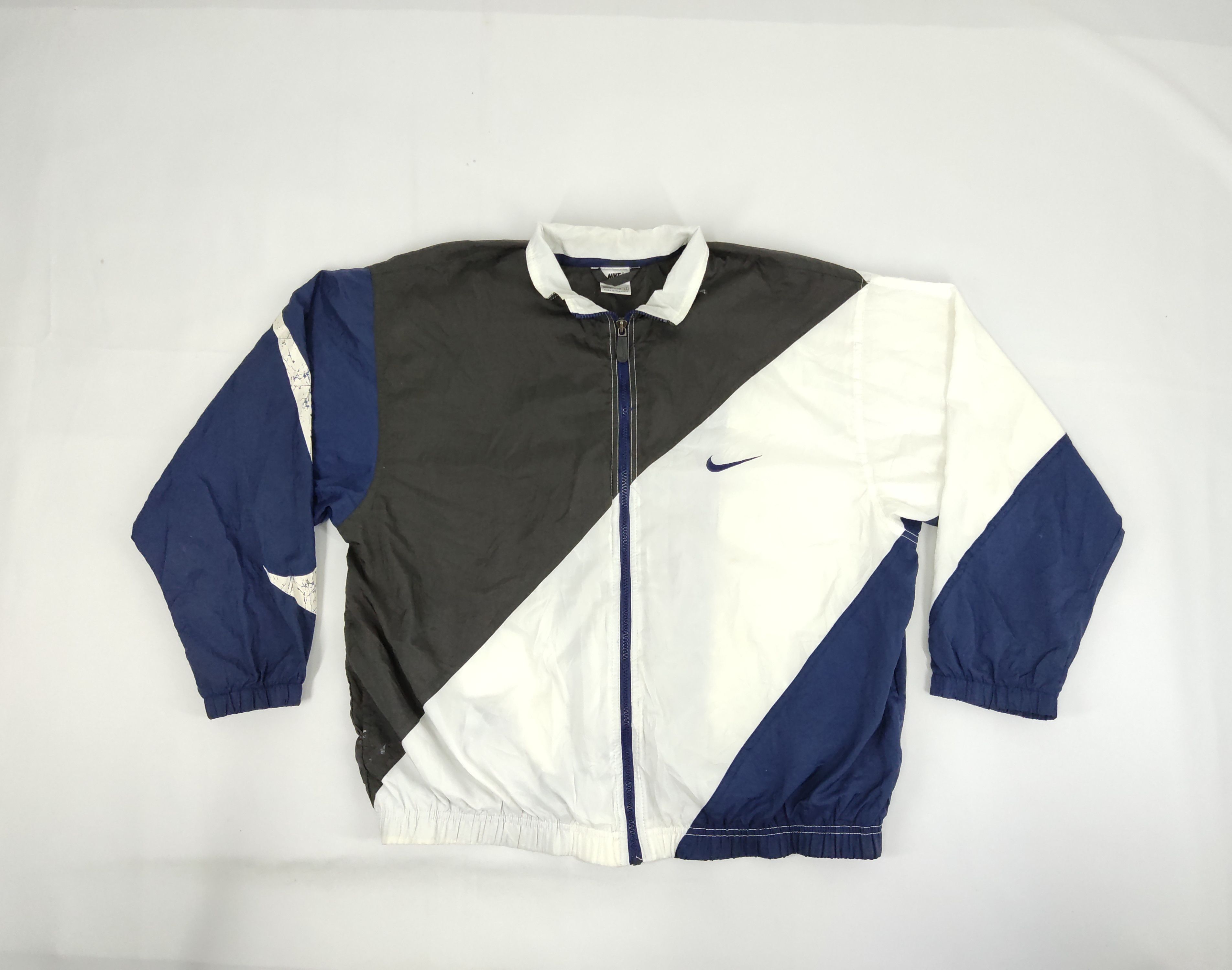 Nike Nike Sweatshirt Training Jacket Color Block Jogging Size US L / EU 52-54 / 3 - 1 Thumbnail