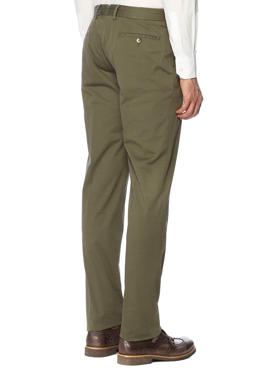 Caruso CARUSO green cotton pants trousers Size 38 US / 54 EU - NWT Size US 38 / EU 54 - 3 Thumbnail