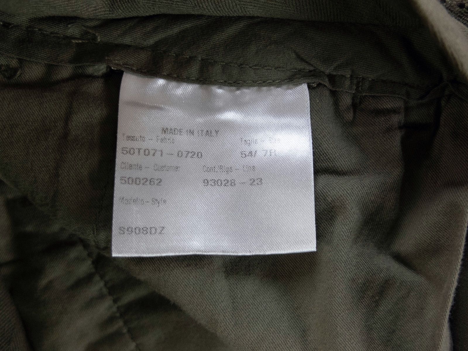 Caruso CARUSO green cotton pants trousers Size 38 US / 54 EU - NWT Size US 38 / EU 54 - 8 Thumbnail