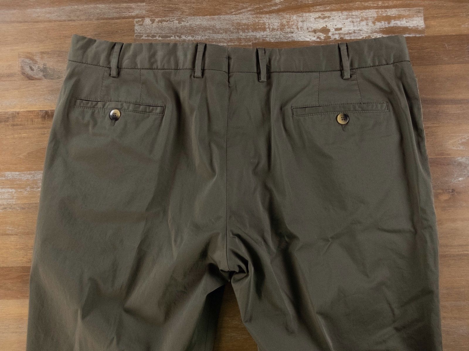 Caruso CARUSO green cotton pants trousers Size 38 US / 54 EU - NWT Size US 38 / EU 54 - 9 Thumbnail