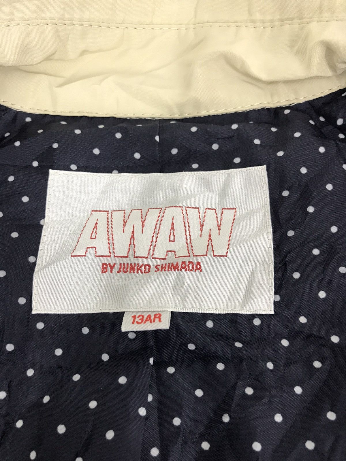 Japanese Brand Awaw By Junko Shimada Trench Coat Jacket Double Breasted Size L / US 10 / IT 46 - 5 Thumbnail