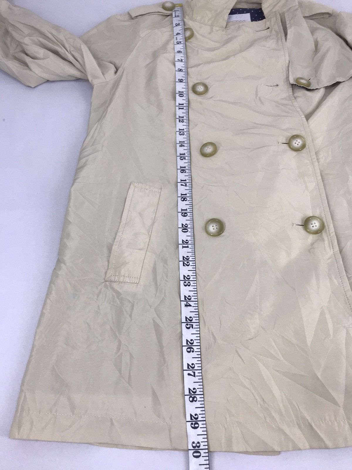 Japanese Brand Awaw By Junko Shimada Trench Coat Jacket Double Breasted Size L / US 10 / IT 46 - 9 Thumbnail