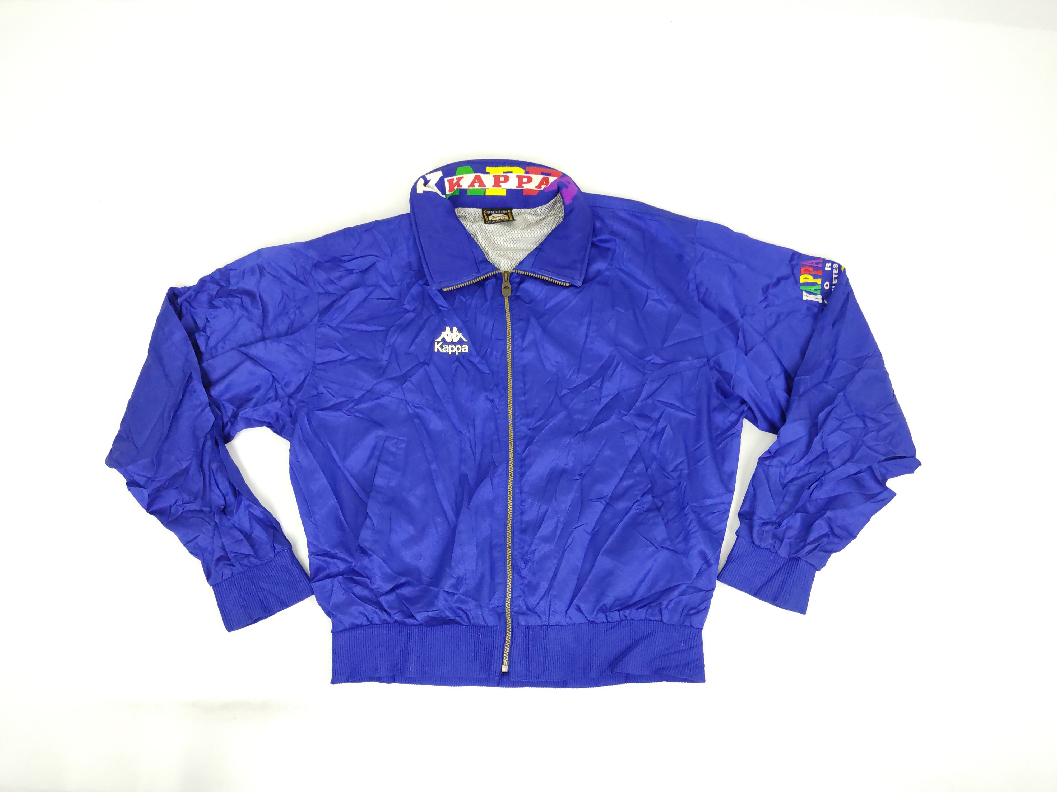 image of Kappa Bomber Jacket Ski Snow Winterwear Athletic Sports in Blue, Men's (Size Medium)