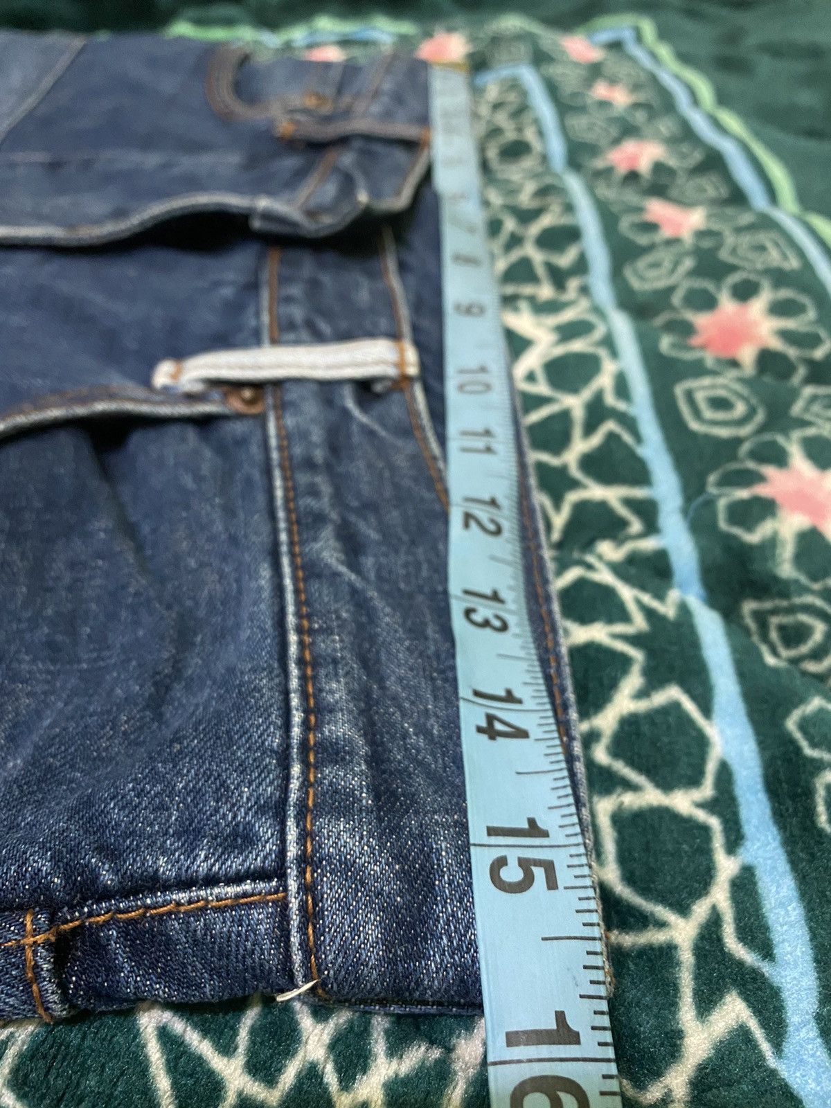 Hysteric Glamour HYSTERIC GLAMOUR Patchwork Denim Skirt Size 31" - 15 Thumbnail