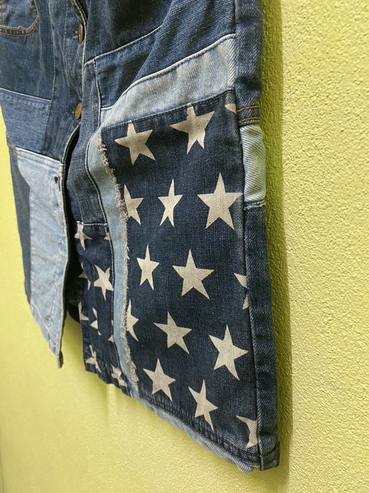 Hysteric Glamour HYSTERIC GLAMOUR Patchwork Denim Skirt Size 31" - 8 Thumbnail
