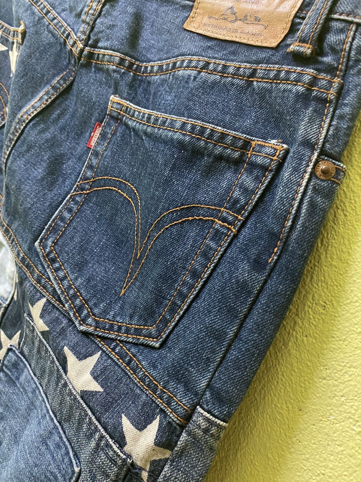 Hysteric Glamour HYSTERIC GLAMOUR Patchwork Denim Skirt Size 31" - 13 Thumbnail