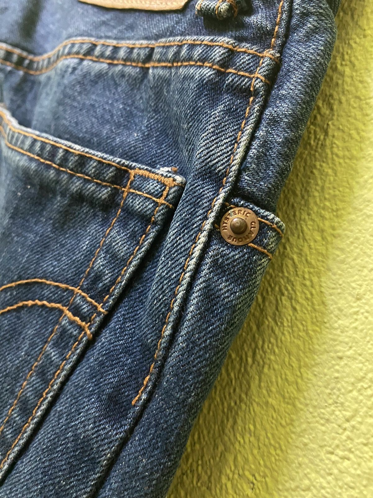 Hysteric Glamour HYSTERIC GLAMOUR Patchwork Denim Skirt Size 31" - 14 Thumbnail