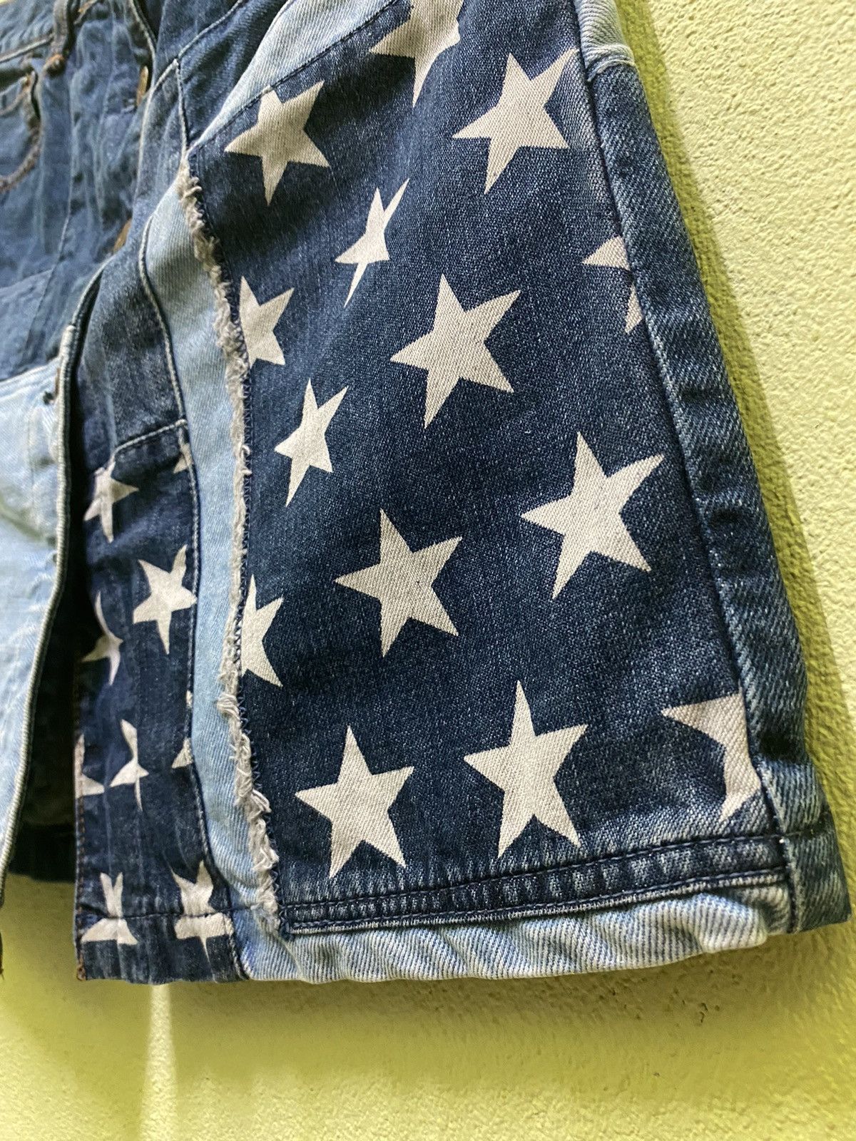Hysteric Glamour HYSTERIC GLAMOUR Patchwork Denim Skirt Size 31" - 5 Thumbnail