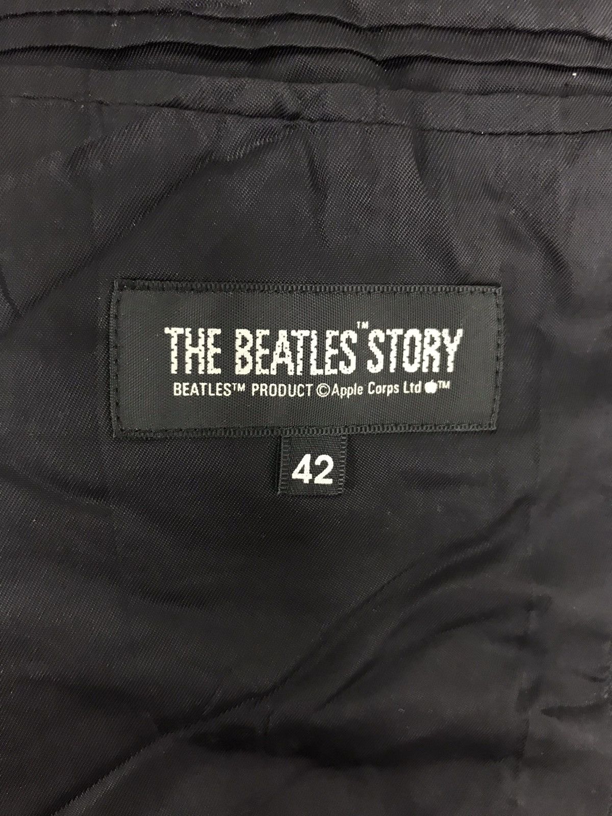 Band Tees Vintage The Beatles Story Apple Corp Blazer Coat Size 40R - 1 Thumbnail