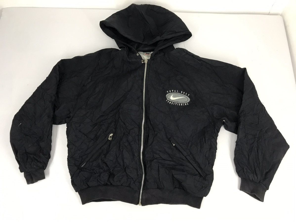 Nike Vintage Nike Padded Blanket Inner Sweatshirt Jacket Hoodie Size US S / EU 44-46 / 1 - 1 Thumbnail