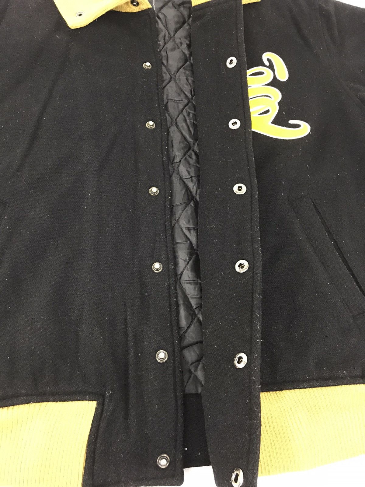 Vintage Searchin Design Morality Eaten Away Varsity Jacket Wool Size US L / EU 52-54 / 3 - 5 Thumbnail