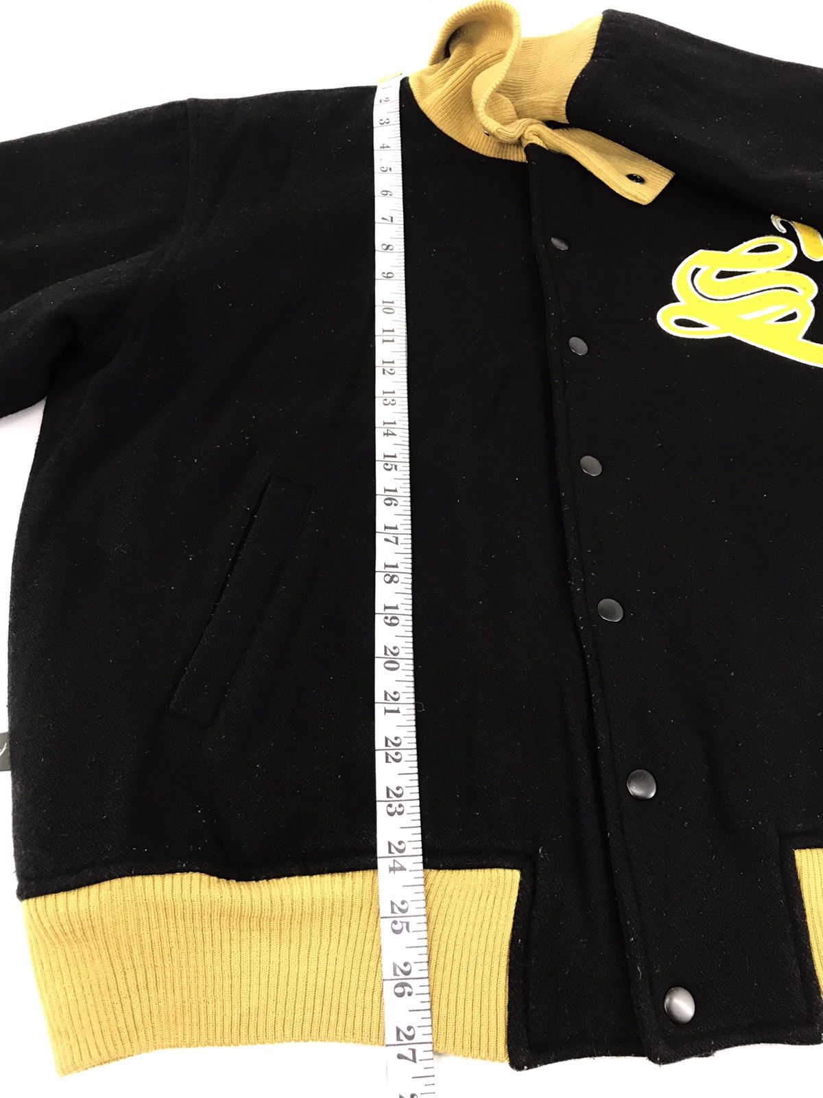 Vintage Searchin Design Morality Eaten Away Varsity Jacket Wool Size US L / EU 52-54 / 3 - 13 Thumbnail