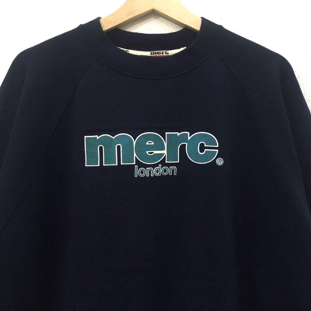 Merc × Vintage Rare!! MERC London sweatshirt spellout streewear Size US XL / EU 56 / 4 - 3 Thumbnail