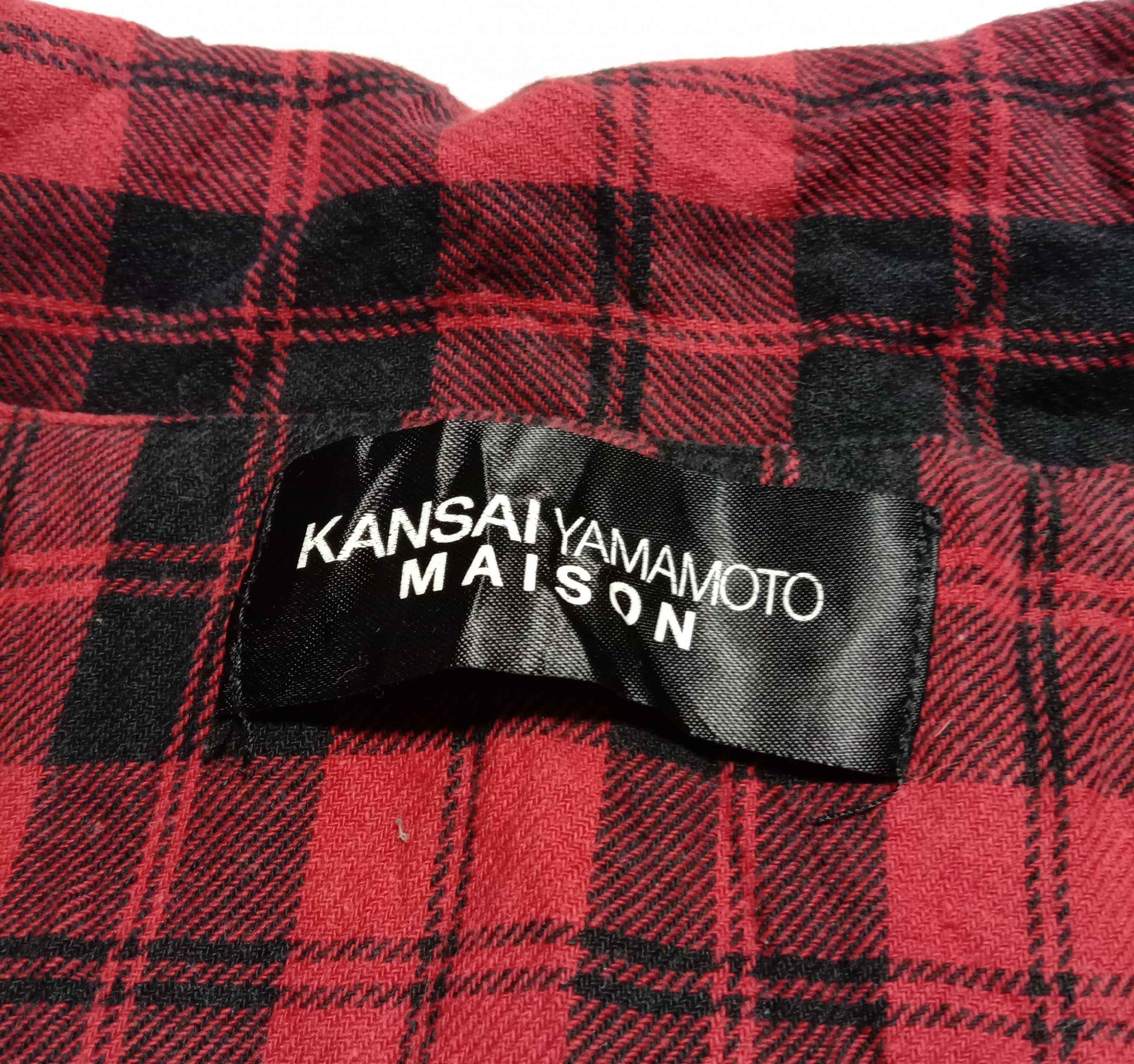 Flannel Kansai Yamamoto X Maison Square Check Shirt Size US M / EU 48-50 / 2 - 3 Thumbnail