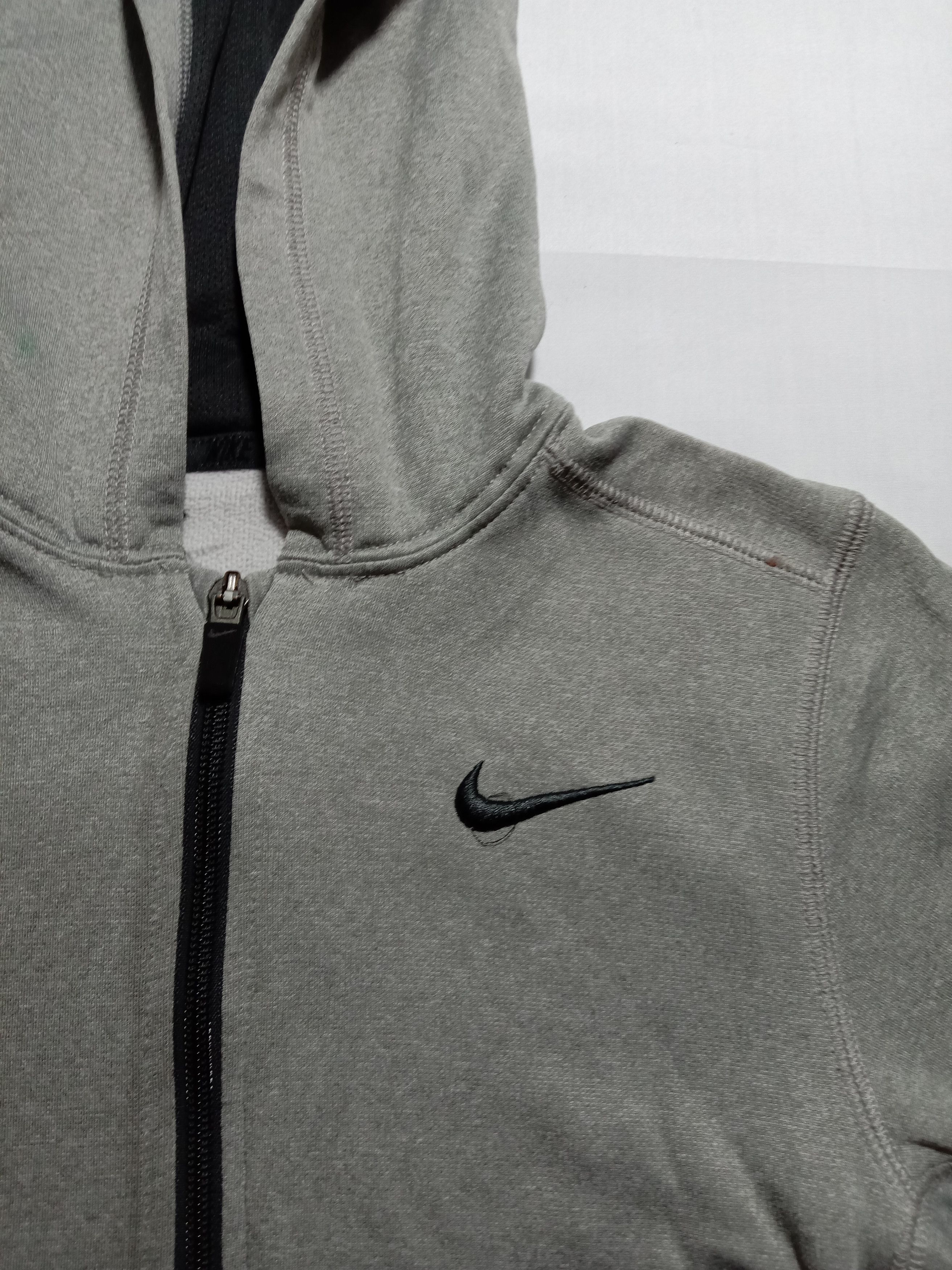 Nike Vintage Nike Hoodie ZIP Up Gray Sweater Track Top Size XXS / US 00 / IT 34 - 2 Thumbnail