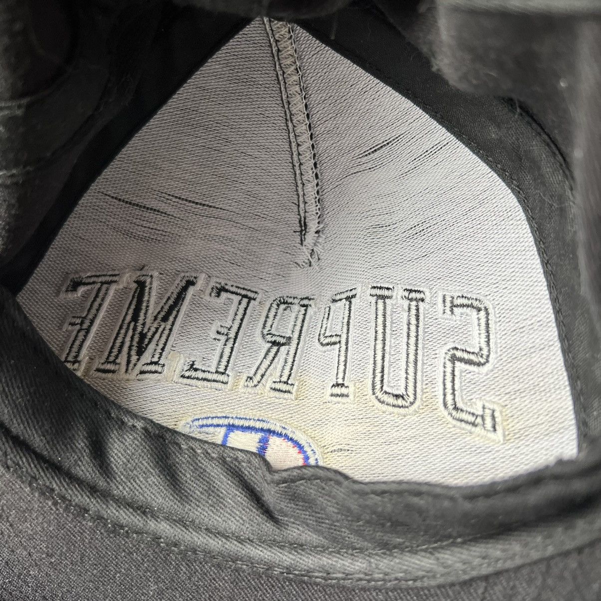 Champion × Supreme Champion x Supreme Black Cap Size ONE SIZE - 6 Thumbnail