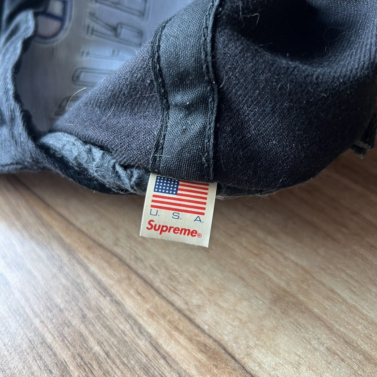 Champion × Supreme Champion x Supreme Black Cap Size ONE SIZE - 5 Thumbnail
