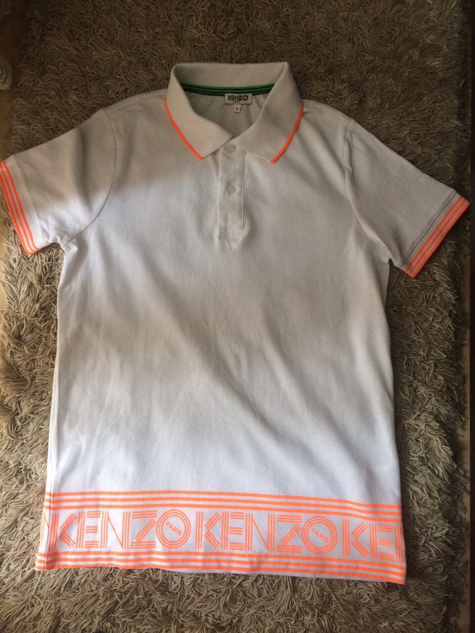 Kenzo Kenzo Hem Logo Polo Size US S / EU 44-46 / 1 - 1 Thumbnail