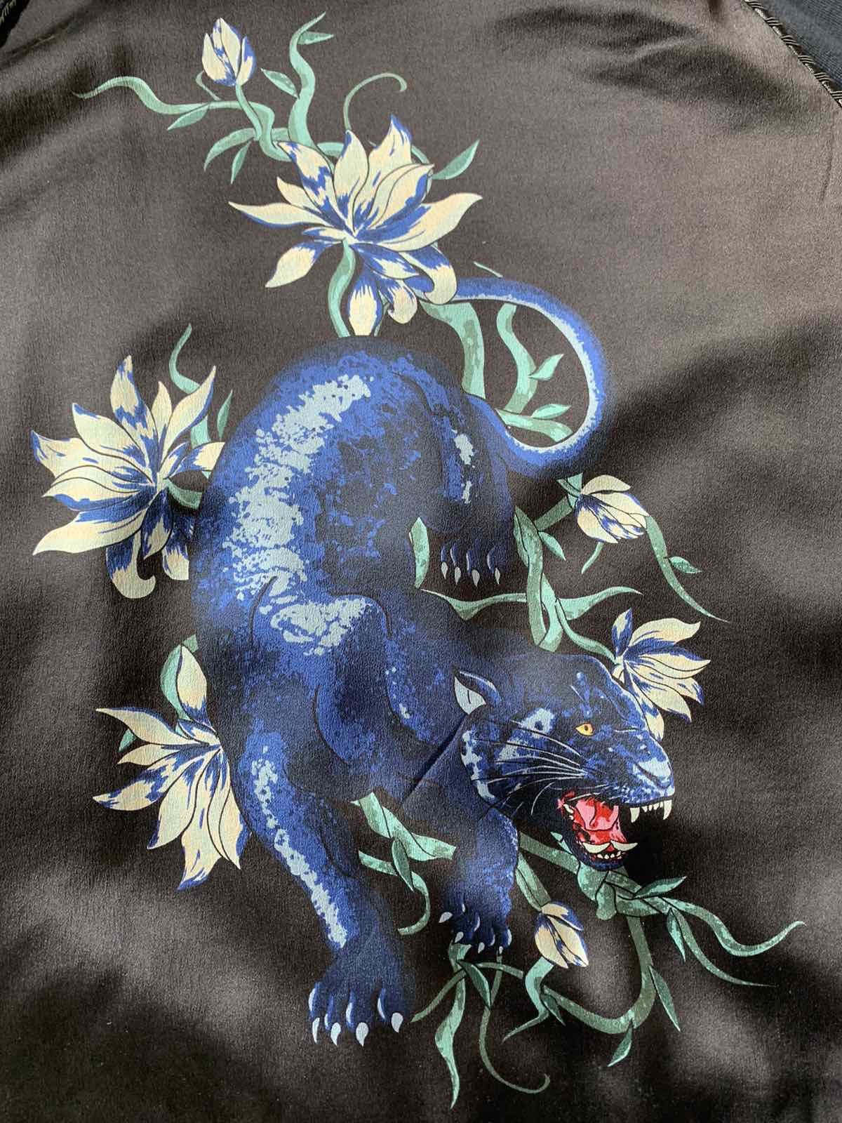 Kim Jones 🔥 Louis Vuitton x Kim Jones Iconic Panther Silk T-Shirt Size US S / EU 44-46 / 1 - 3 Thumbnail