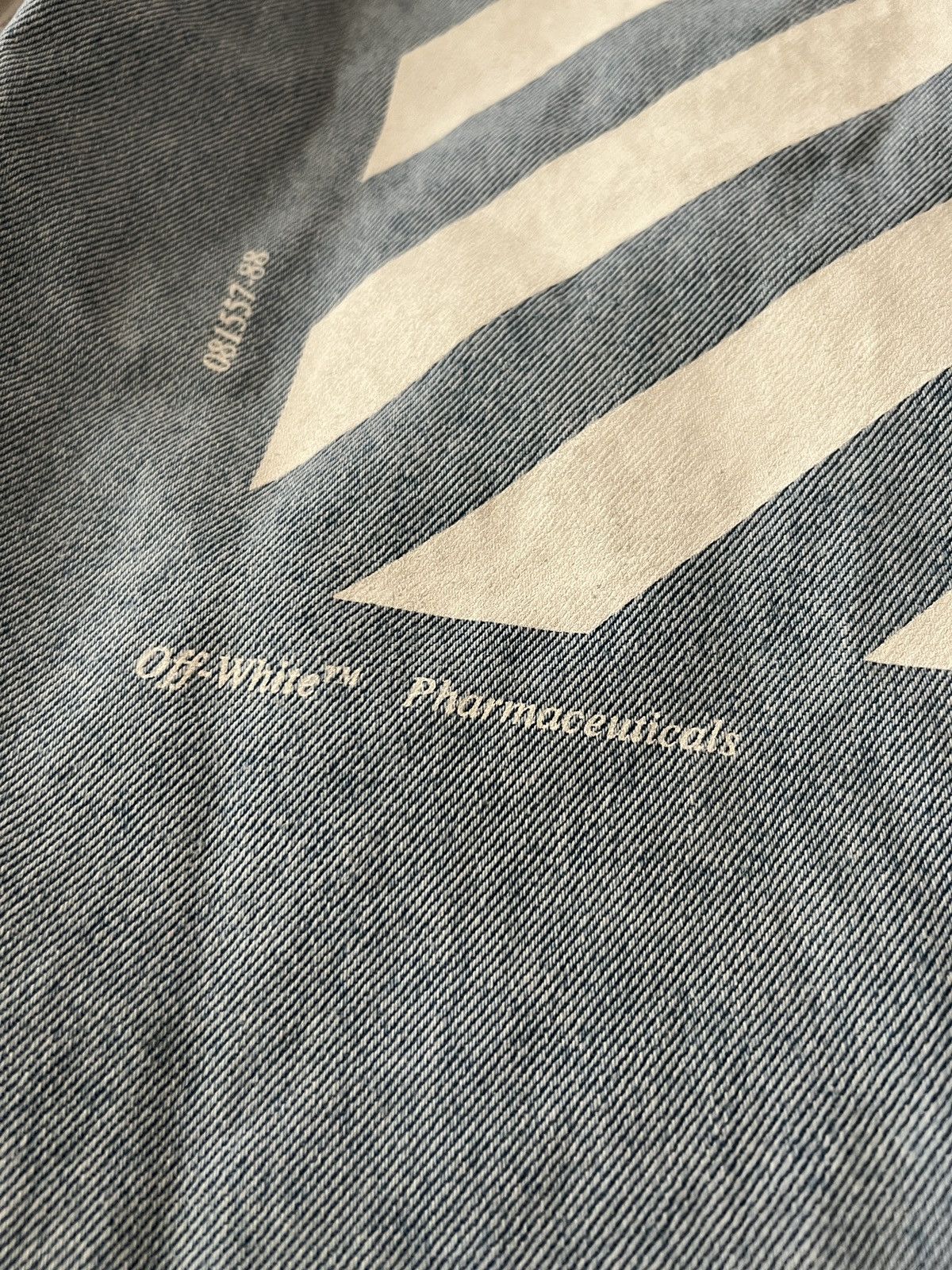 Off-White Off-White Exclusive Blue Denim Temperature Shirt Size US S / EU 44-46 / 1 - 7 Thumbnail