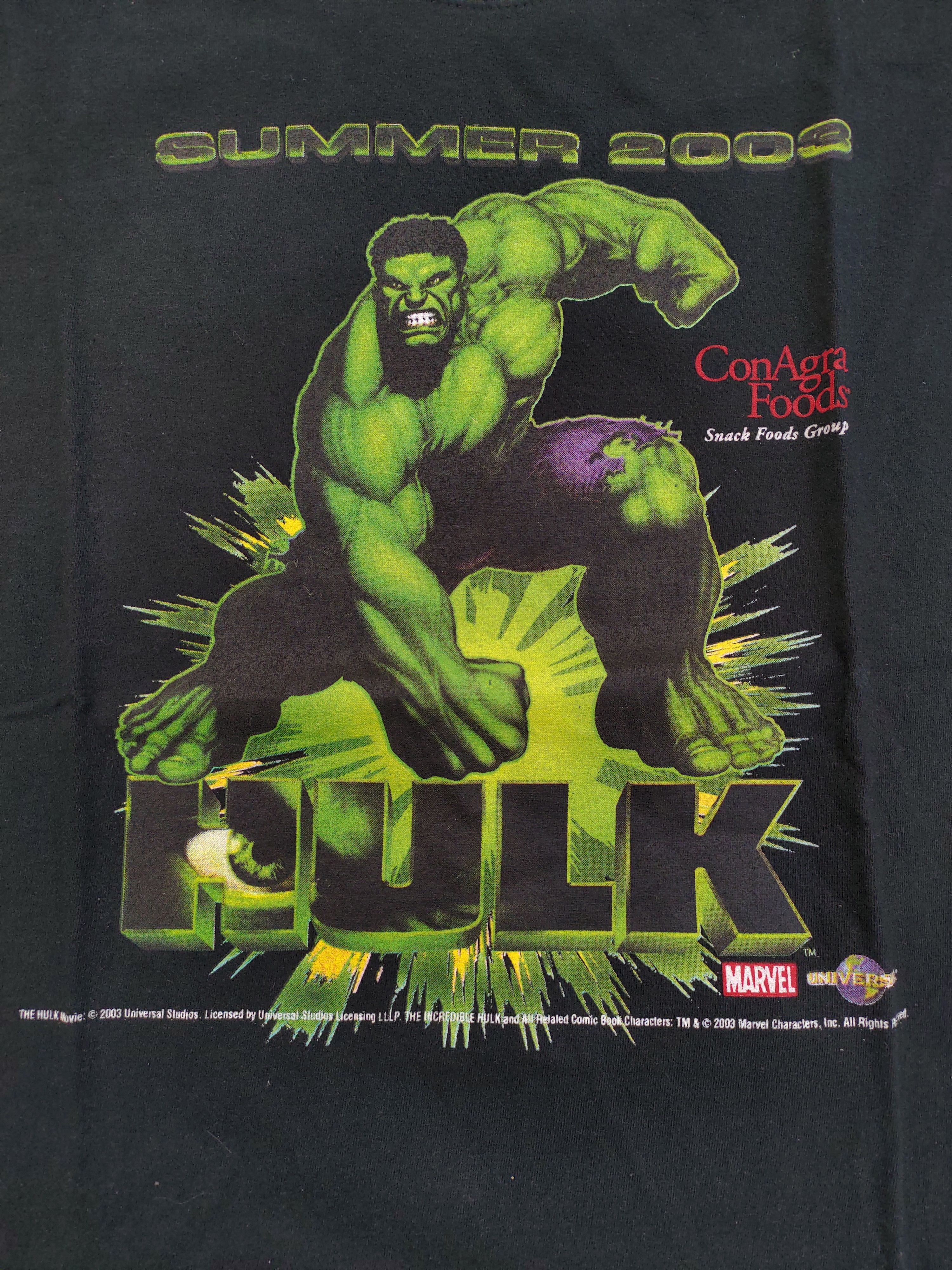 Marvel Comics Last Drop!! Vintage Hulk Movie 2003 Rare Tshirt Size US XL / EU 56 / 4 - 4 Thumbnail